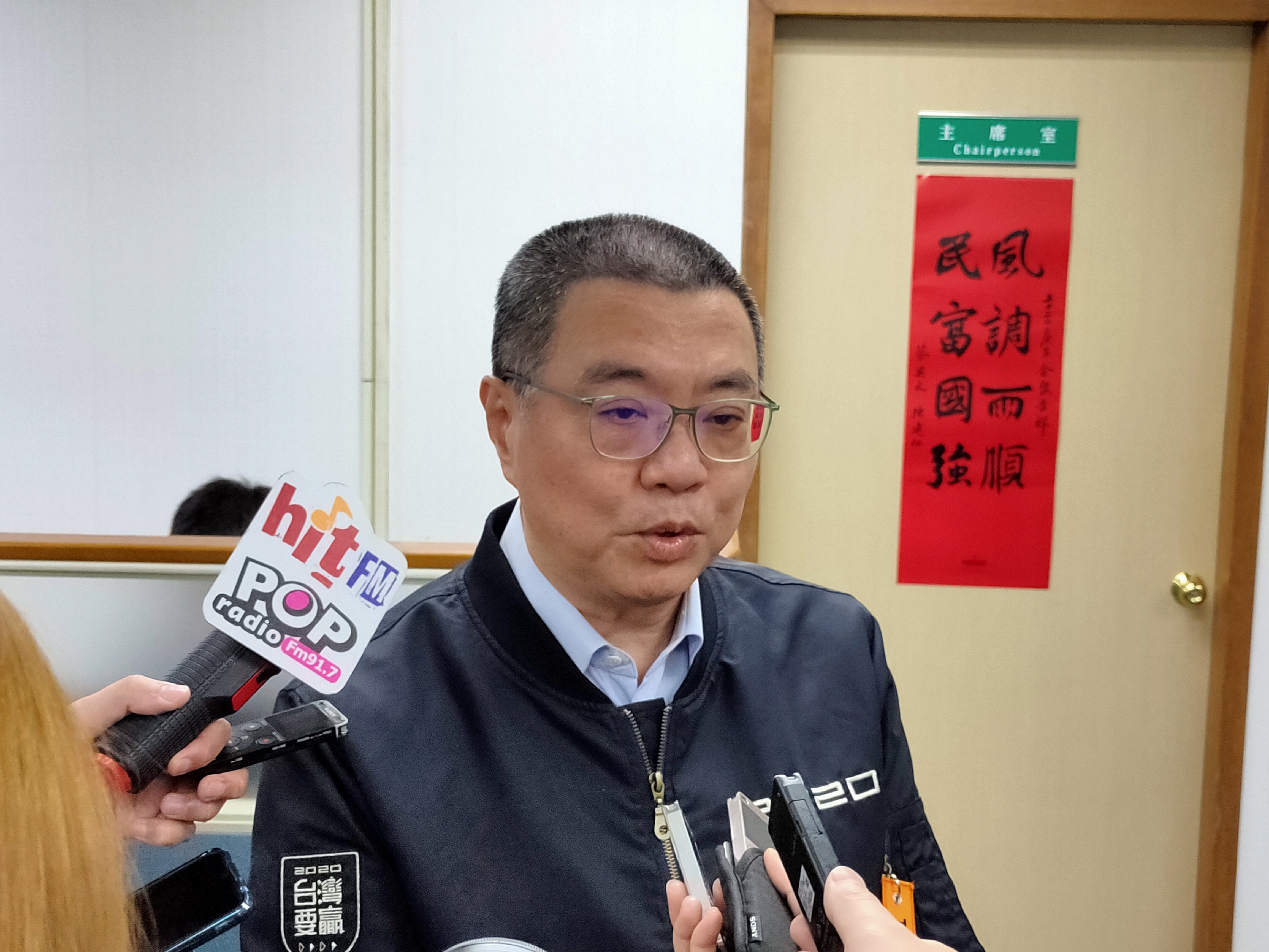 民進黨主席卓榮泰今接受媒體訪問。