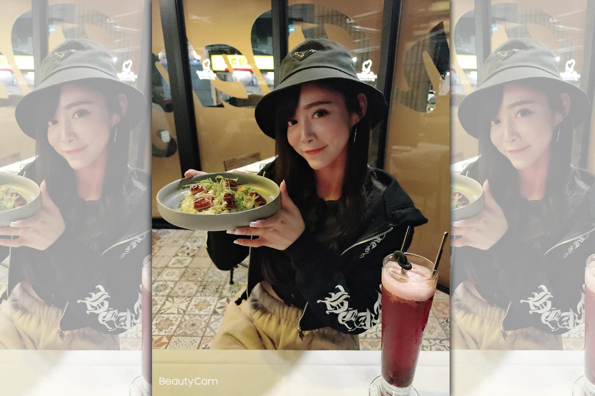 王雅婷出席JD私廚餐酒館開幕活動，體驗創意排餐、燉飯、義大利麵和許多精緻無國界料理。（王雅婷提供）