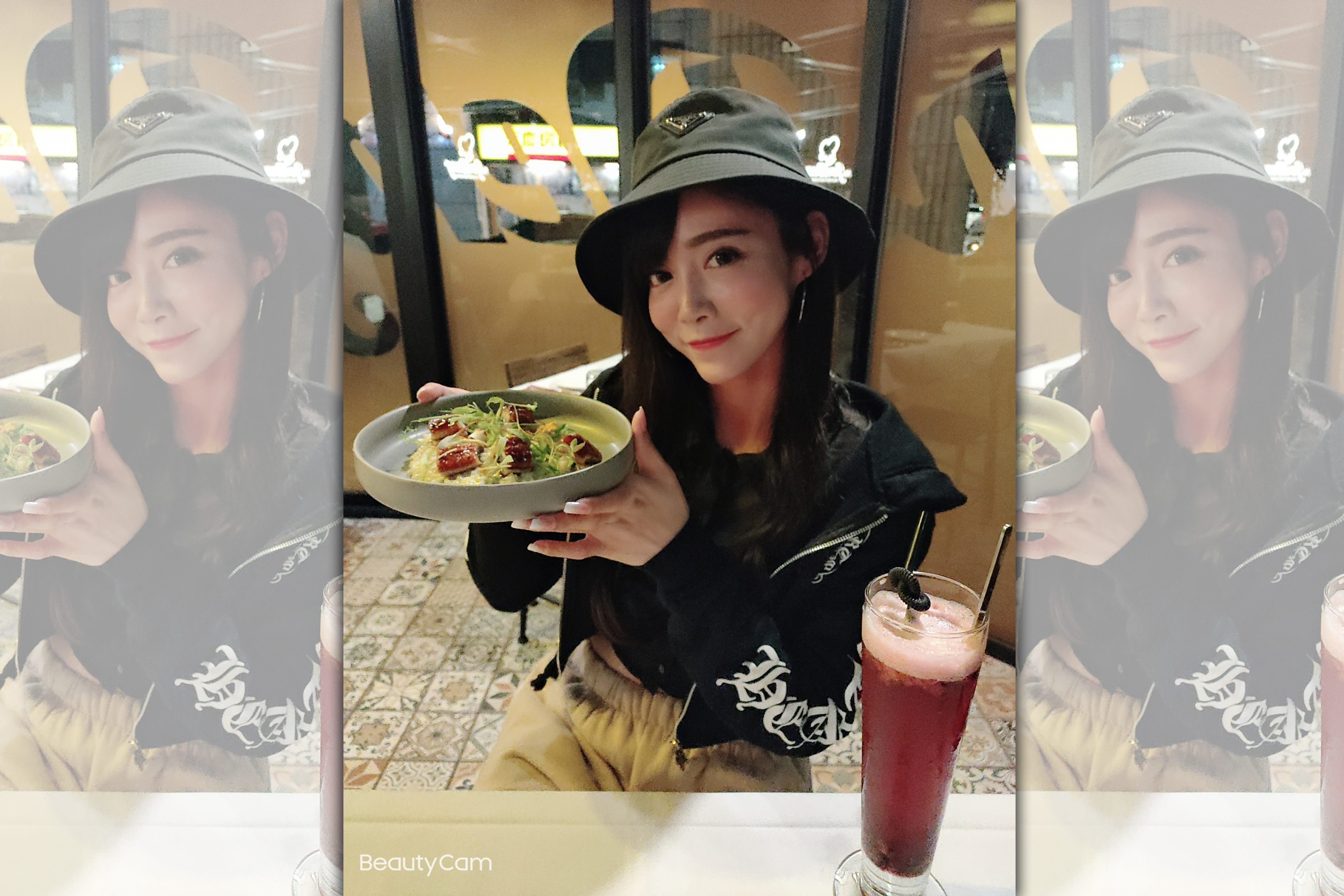 王雅婷出席JD私廚餐酒館開幕活動，體驗創意排餐、燉飯、義大利麵和許多精緻無國界料理。（王雅婷提供）