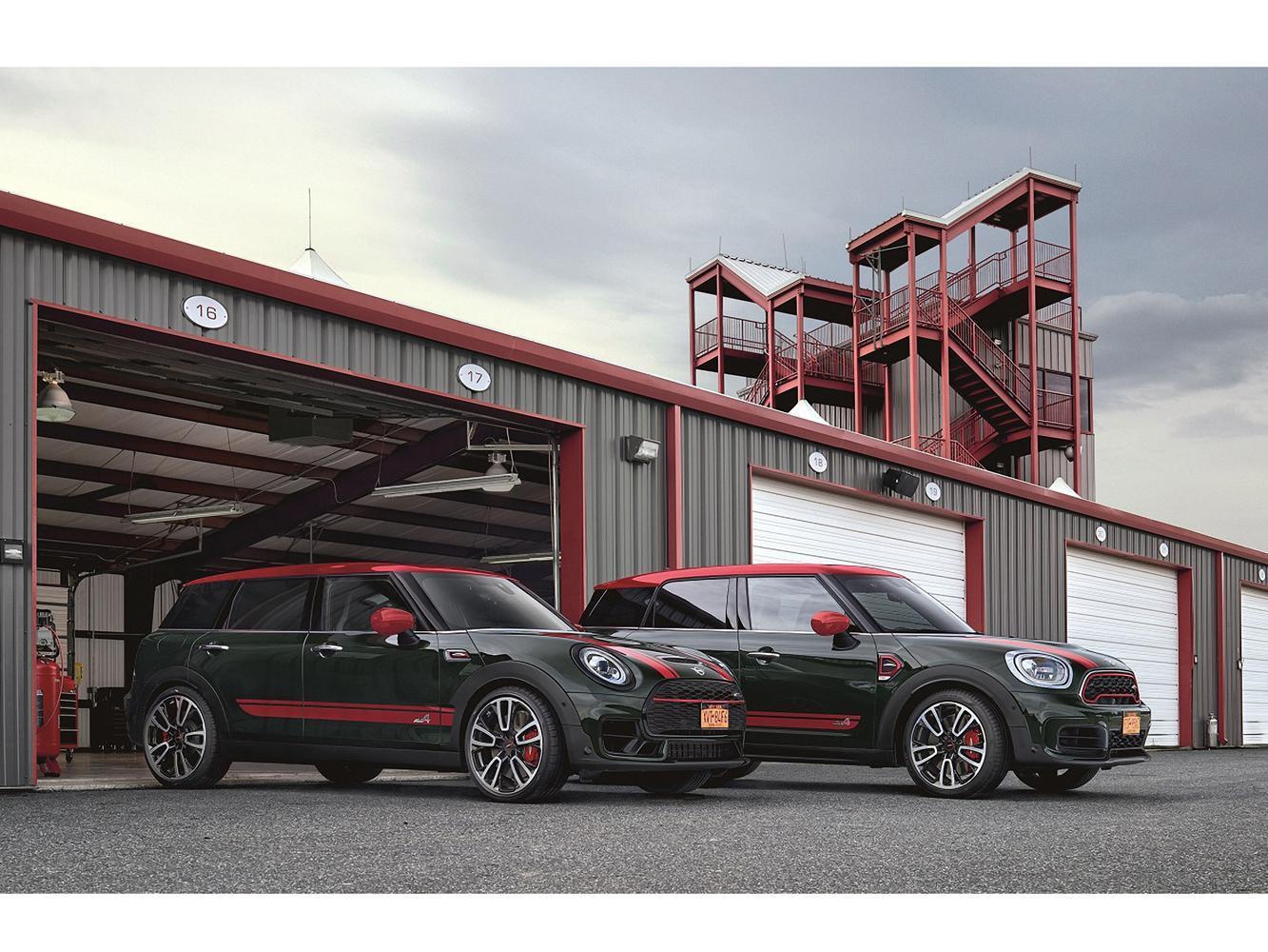 MINI John Cooper Works Clubman ALL4與MINI John Cooper Works Countryman ALL4進駐MINI全台展示中心。