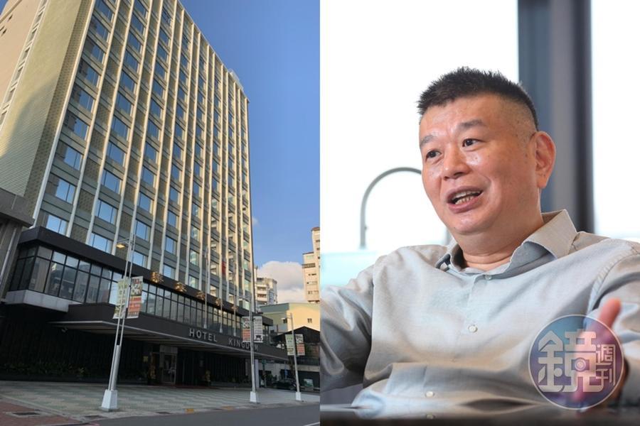 華王大飯店去年熄燈，鄭欽天接手後打算拆除改建景觀宅。（左圖為東方IC提供）