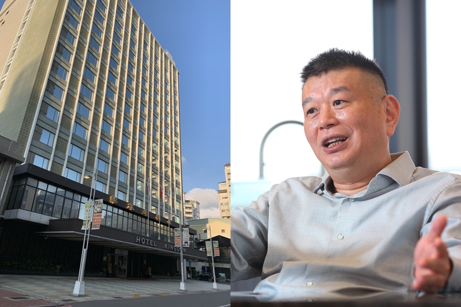 華王大飯店去年熄燈，鄭欽天接手後打算拆除改建景觀宅。（左圖為東方IC提供）