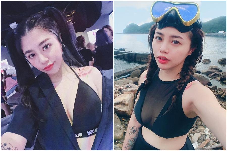 林吟蔚身材姣好，深夜前往停車場取車竟遇到色狼「DIY」。（翻攝自林吟蔚臉書）