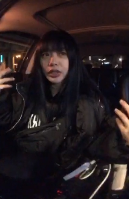 林吟蔚開直播描述在西門町遇到色狼的經歷。(翻攝自林吟蔚臉書)
