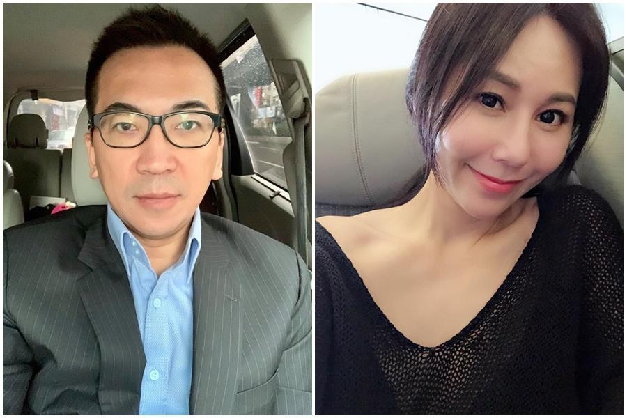 名模洪曉蕾（右圖）和前夫王世均的婚姻常是新聞話題，而被稱為「驚世夫妻」。（翻攝自王世均、洪曉蕾臉書）