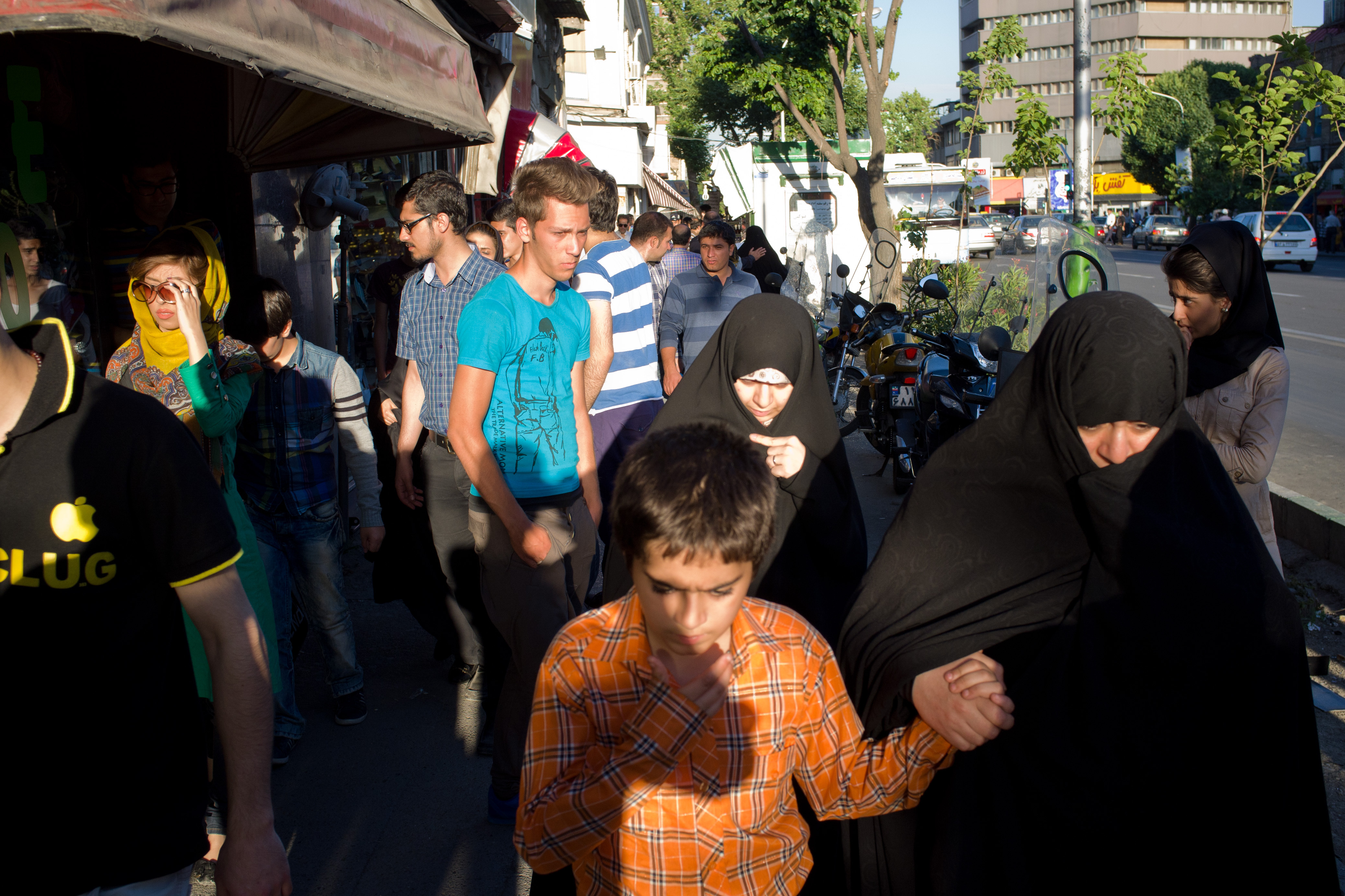 伊朗德黑蘭市區的古老巴扎（市集）。（東方IC）