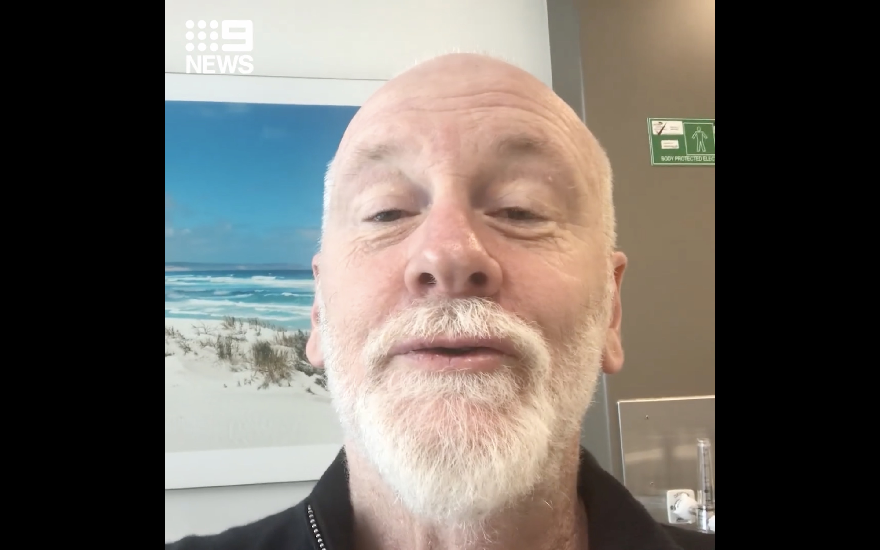 澳洲音樂家在台排練咳嗽，團員勸戴口罩卻遭樂團高層責怪。（取自9 News Adelaide臉書）