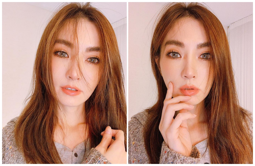 「姐姐」謝金燕8日於IG上貼出自己的酥胸辣照，讓許多粉絲都暴動了。（翻攝謝金燕IG）