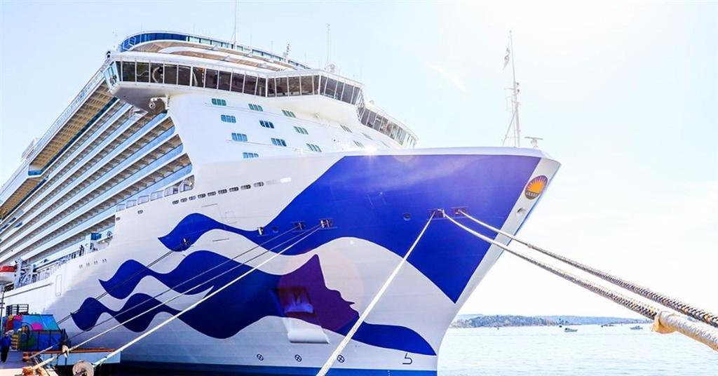 「至尊公主號」確診多名乘客感染武漢肺炎。(翻攝自Princess Cruises Twitter)