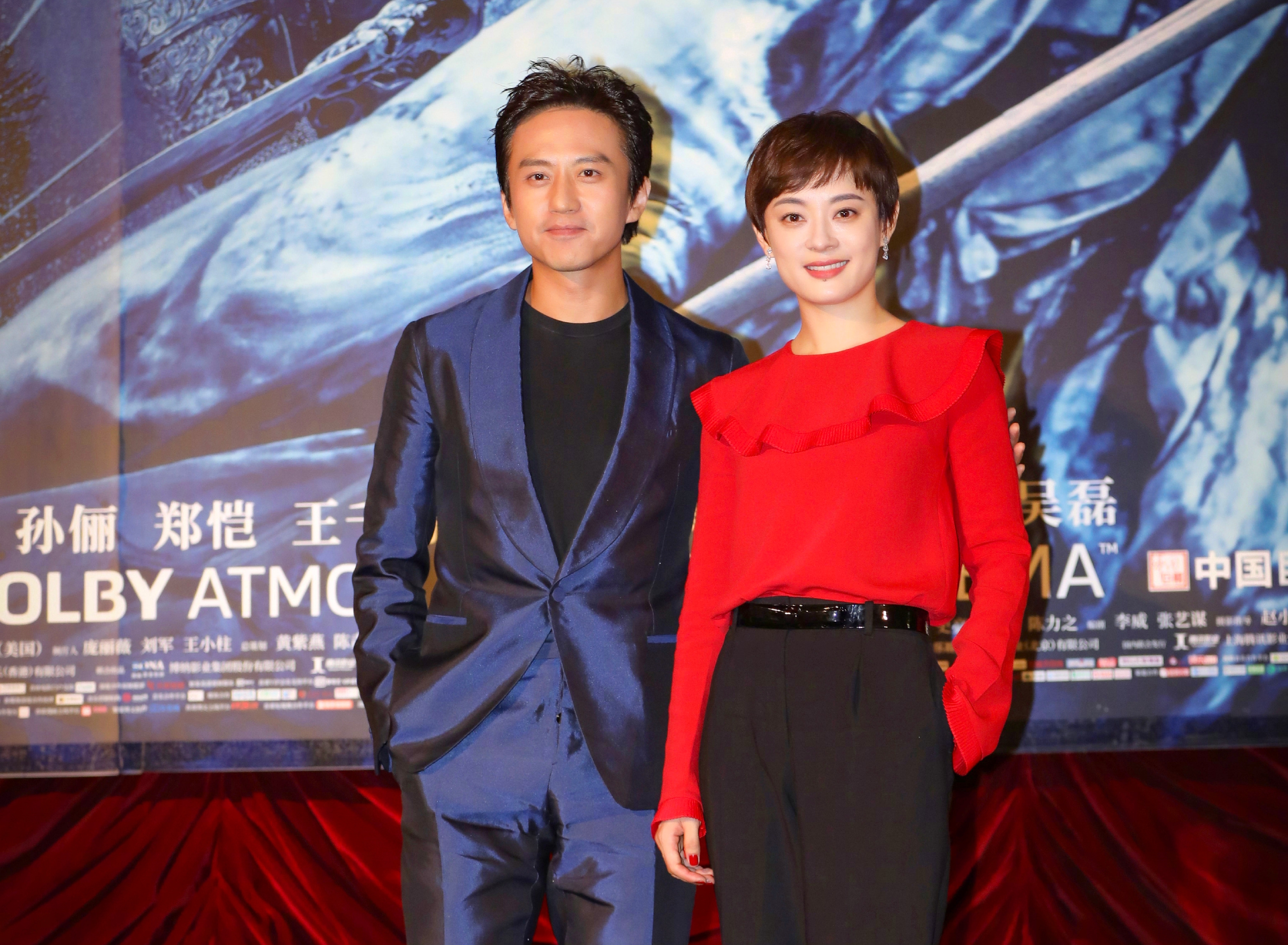 孫儷（右）與鄧超（左）是大陸娛樂圈的模範夫妻，兩人感情深厚，卻也常互爆糗事。（翻攝自孫儷微博）