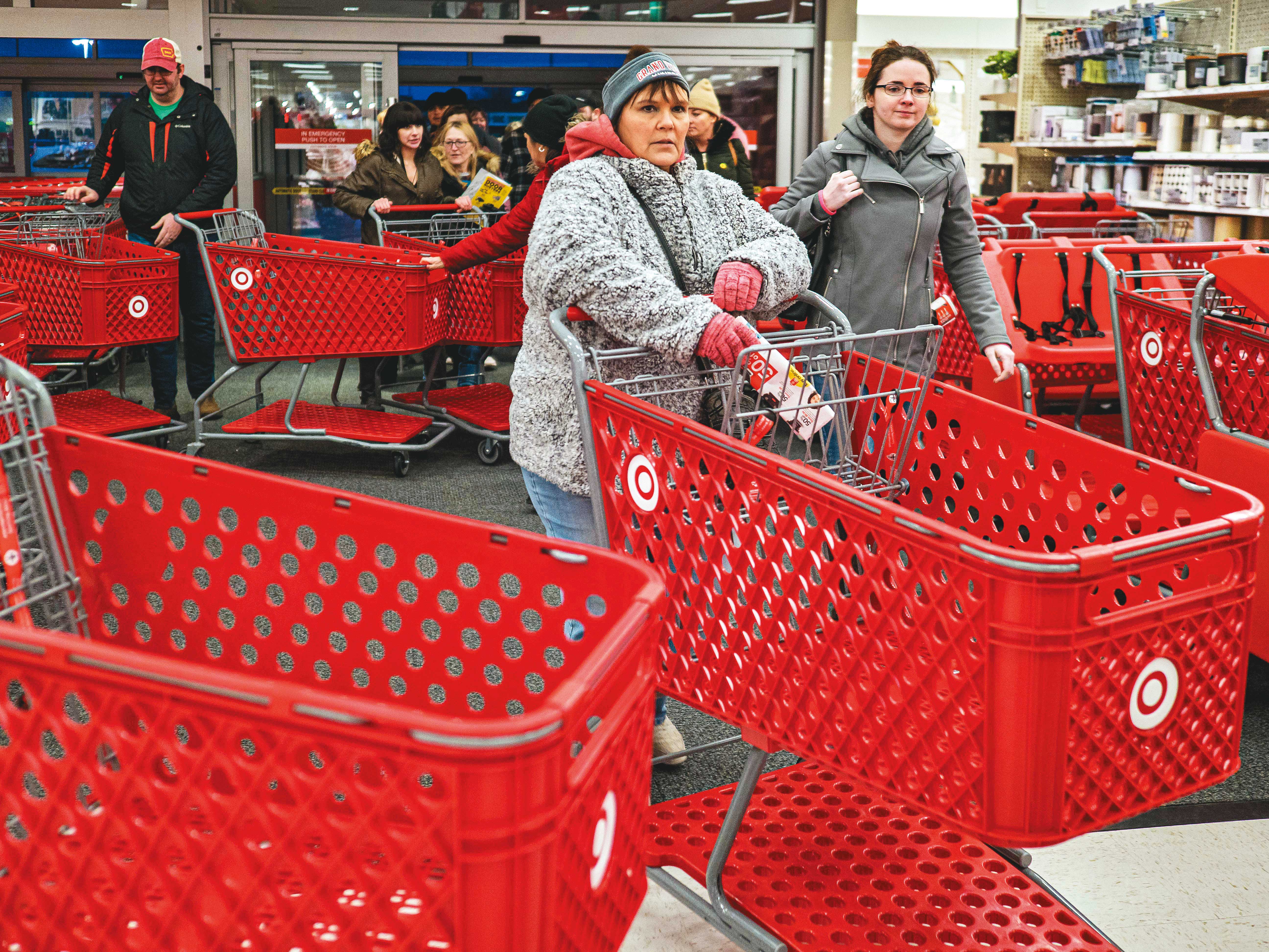 如果新冠病毒在美國擴散，勢將影響這個以消費為主的全球最大經濟體。（東方IC）