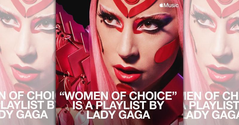 女神卡卡與Apple Music合作推出「女性自主」歌單,焦點放在作風更為前衛的音樂人。(Apple Music提供)