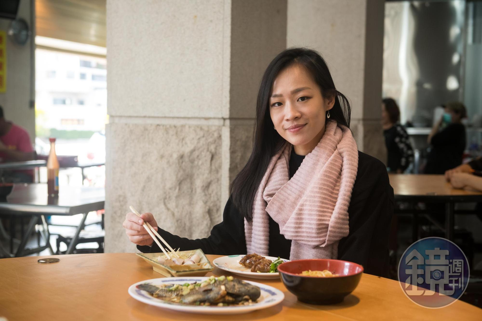 台中超人氣法式甜點店「CJSJ」老闆莊如推薦有懷舊眷村味的「湖南味」。