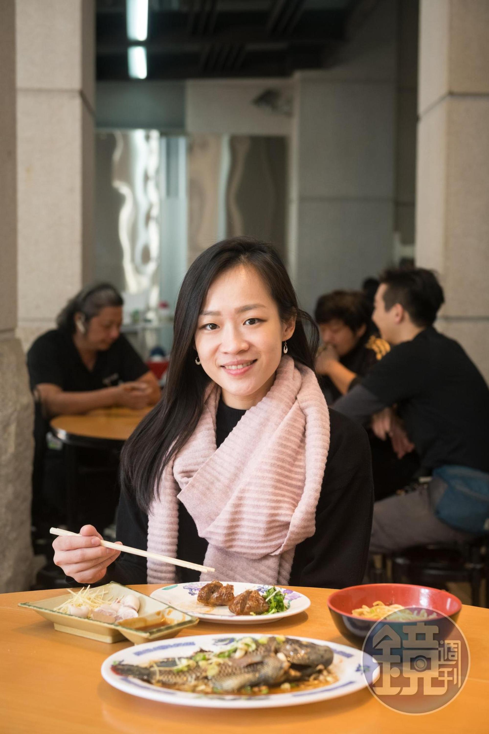 台中超人氣法式甜點店「CJSJ」老闆莊如，特別喜歡非市區的台中小吃。