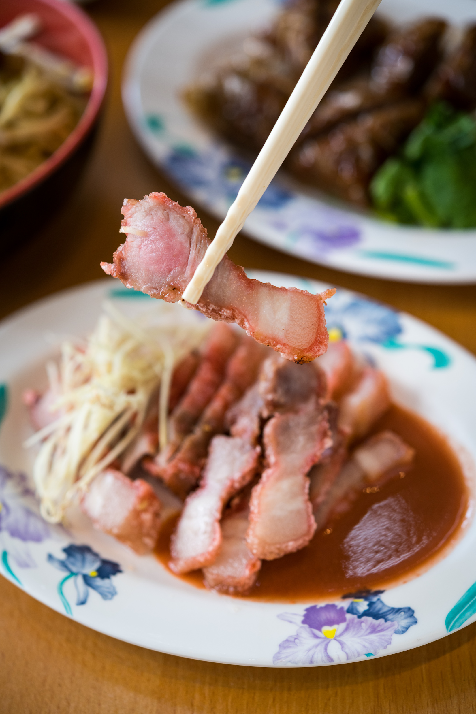 「招牌紅燒肉」皮脆肉甜。(70元/份)