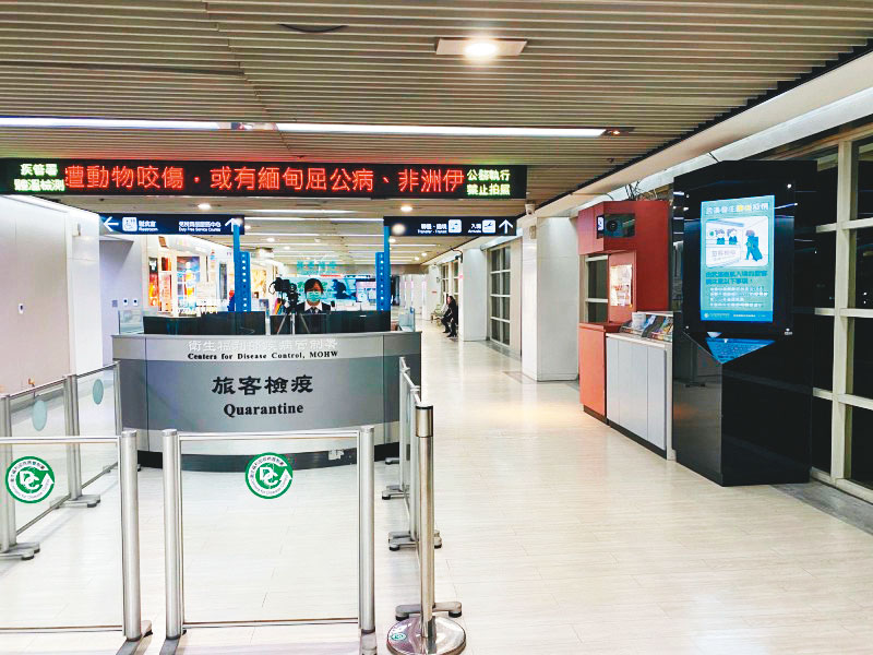台灣早在去年12月31日就宣布登機檢疫,當時即已認定可能人傳人。(疾管署提供)