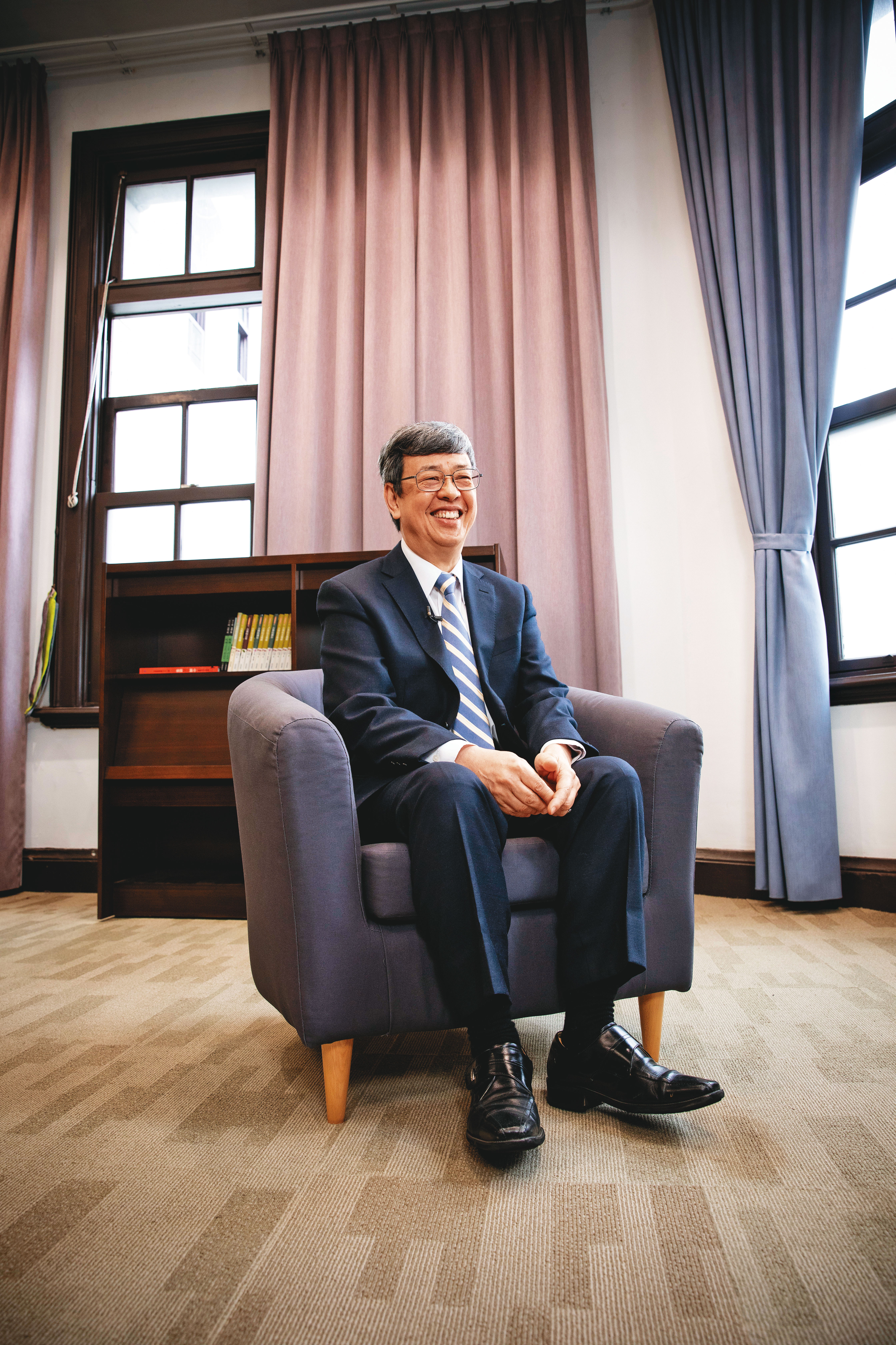 陳建仁接受本刊專訪透露,卸任後將回到中研院做研究,繼續當個服務全世界的僕人。