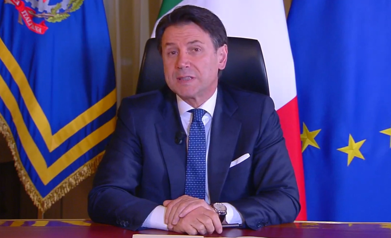 繼宣布全國風城後，義大利總理再宣布除生活必需用品商店及藥房之外，全國所有商店一律關閉。（翻攝自Giuseppe Conte臉書）