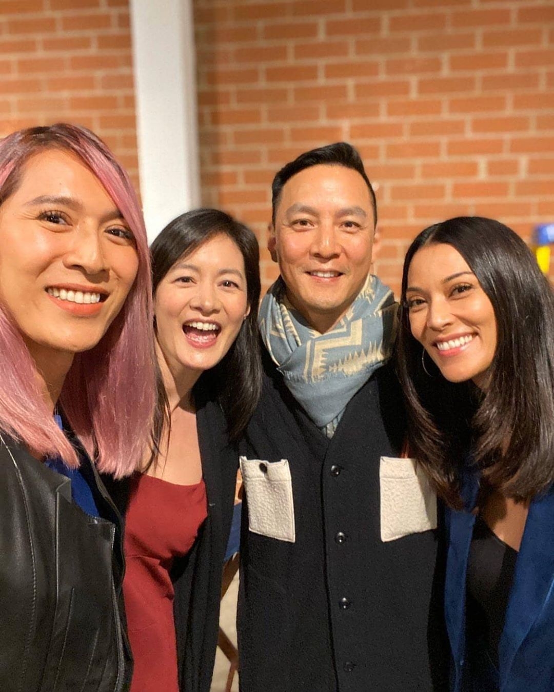 久違了的吳彥祖出現在Janet的IG，45歲的他顏值仍高，只是有點發福，後退的髮際線卻令人怵目驚心。（Janet IG）