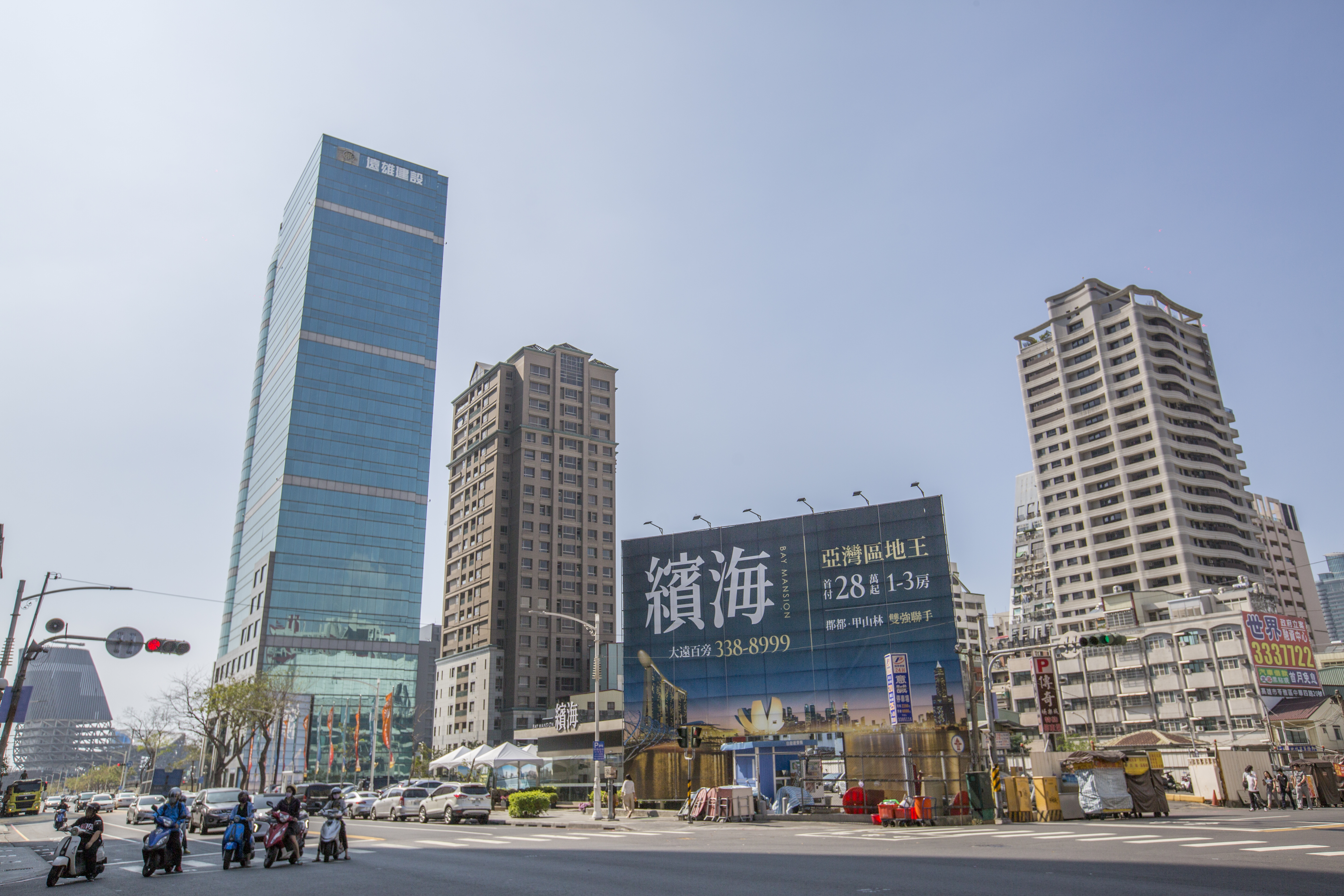 今年329檔期，有不少建商在高雄亞灣區推出中小坪數的新案，都山林的〈繽海〉便是其一。