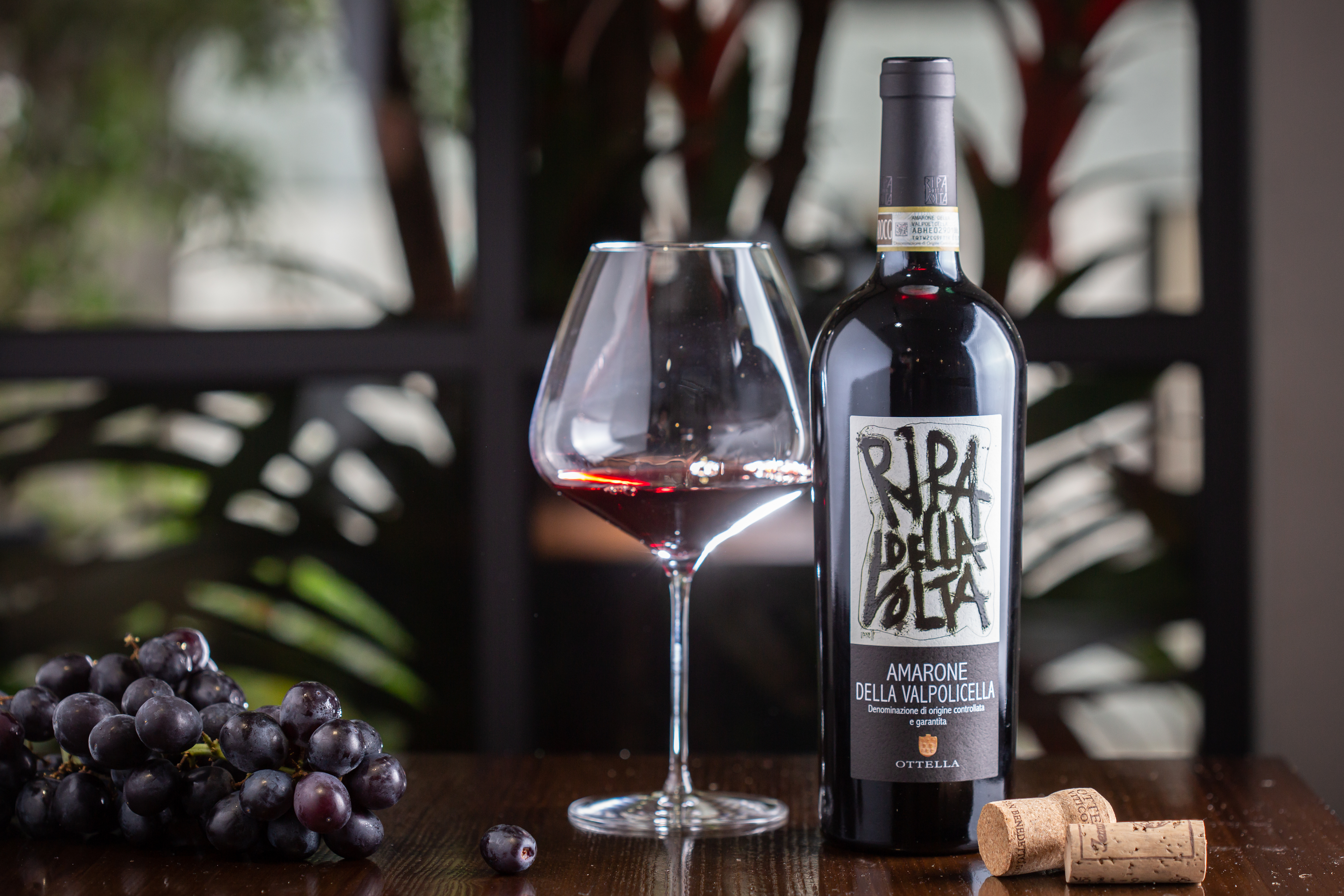 「Ripa della Volta Amarone della Valpolicella DOCG 2015」在柔潤單寧中藏有巧克力、皮革、乾果般成熟香氣。（2,800元／瓶）