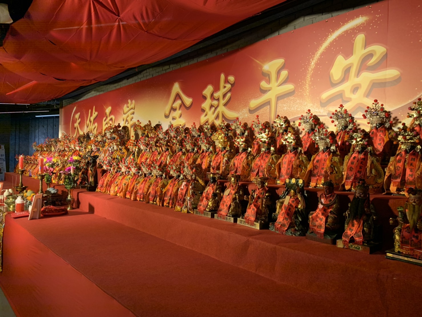 兩岸超過150間宮廟大團結，攜手抗疫共同祈福。（寰宇媽祖文化國際交流協會提供）