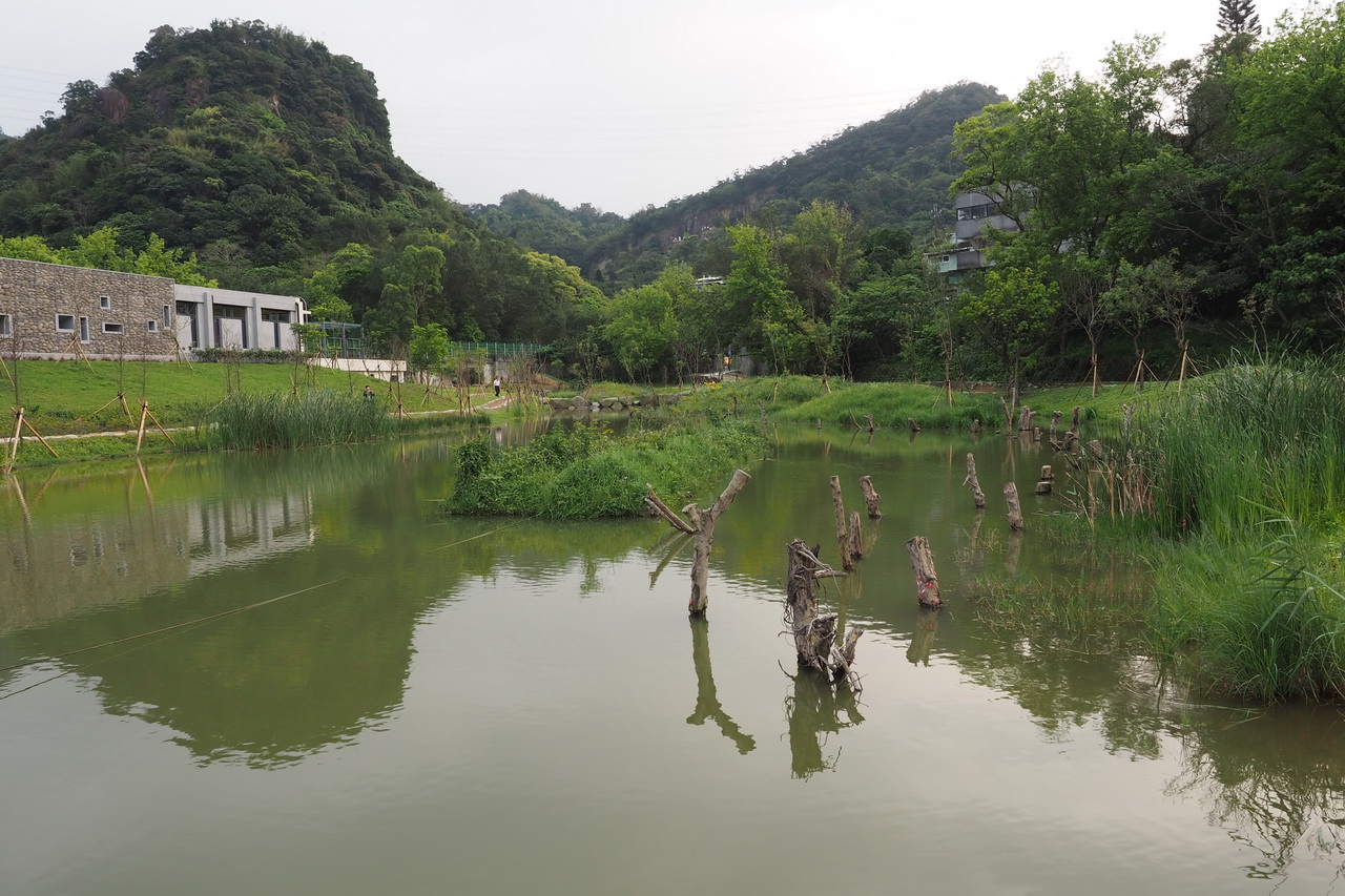 前方即是象山及獅山。