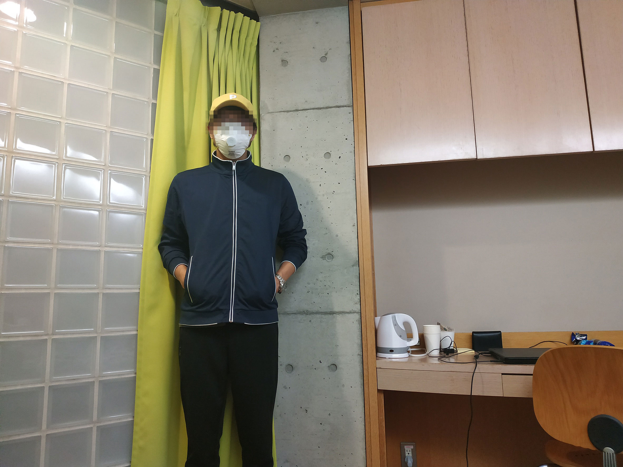 Loki離開鑽石公主號之後，被日本政府安排送到埼玉縣的公務人員宿舍，安置隔離。（Loki提供）