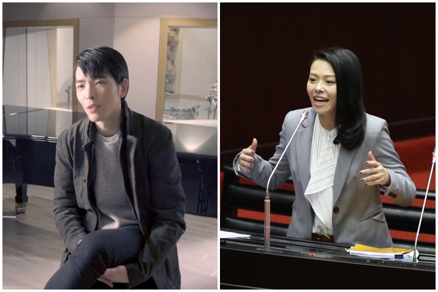 蕭敬騰為故宮博物院拍攝「名人談美」宣傳影片觀看數不理想，民眾黨立委高虹安質詢時希望故宮加強數位行銷。（左圖翻攝自國立故宮博物院Youtube）