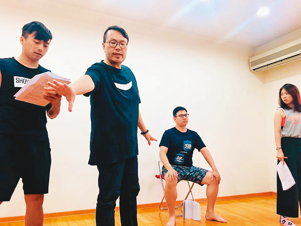 為求表演元素自然,《英雄的英雄》動畫製作前先由演員排練,經動態捕捉後再修改分鏡。(童年漫畫提供)