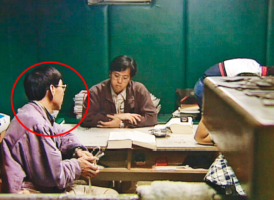 張姓凶手(紅圈處)沒有通過測謊,最後遭判處無期徒刑定讞。(東森新聞提供)