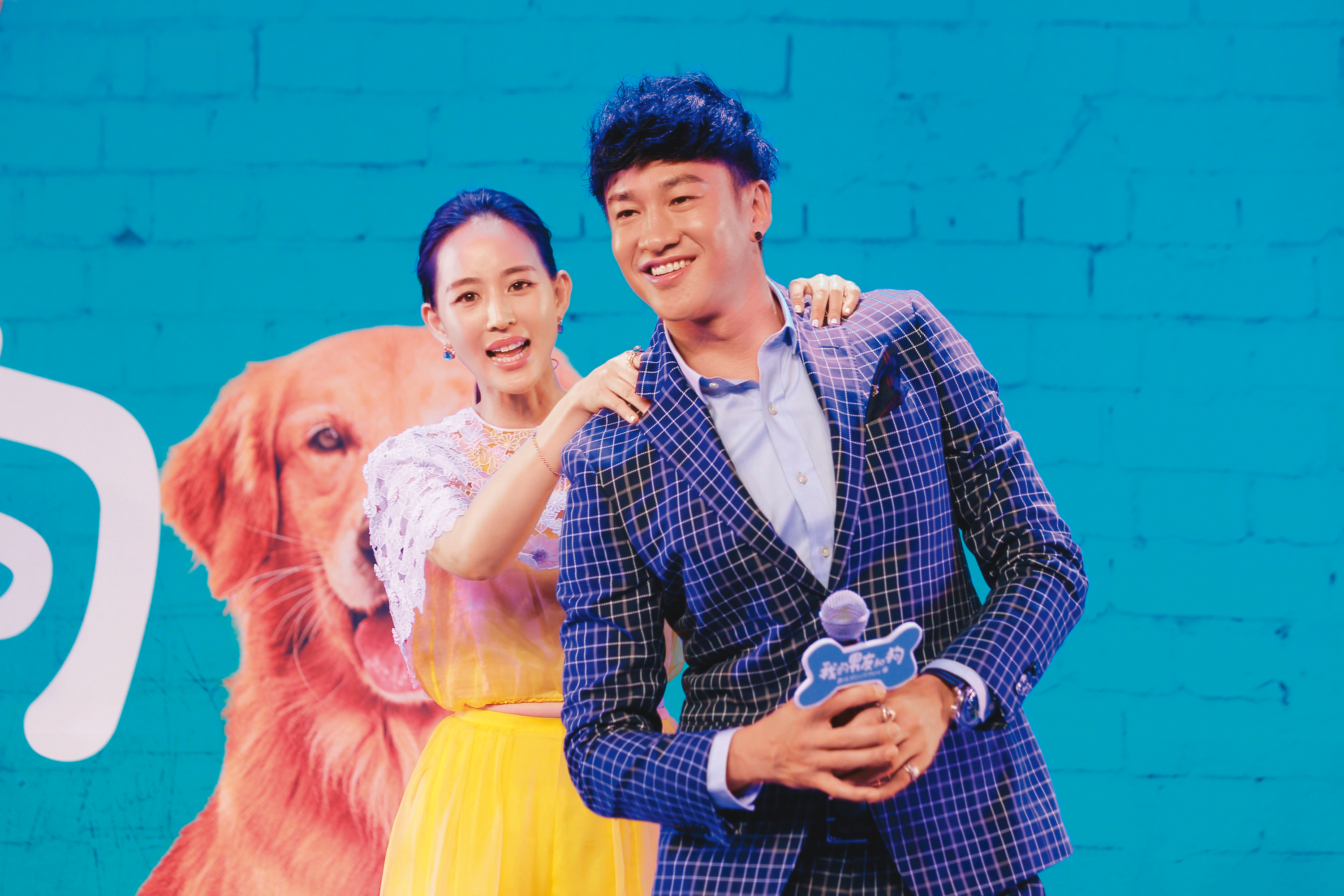 張鈞甯（左）和何潤東（右）過去曾合作電影《只要一分鐘》，如今再當救火隊，出任何潤東新戲女主角。（東方IC）