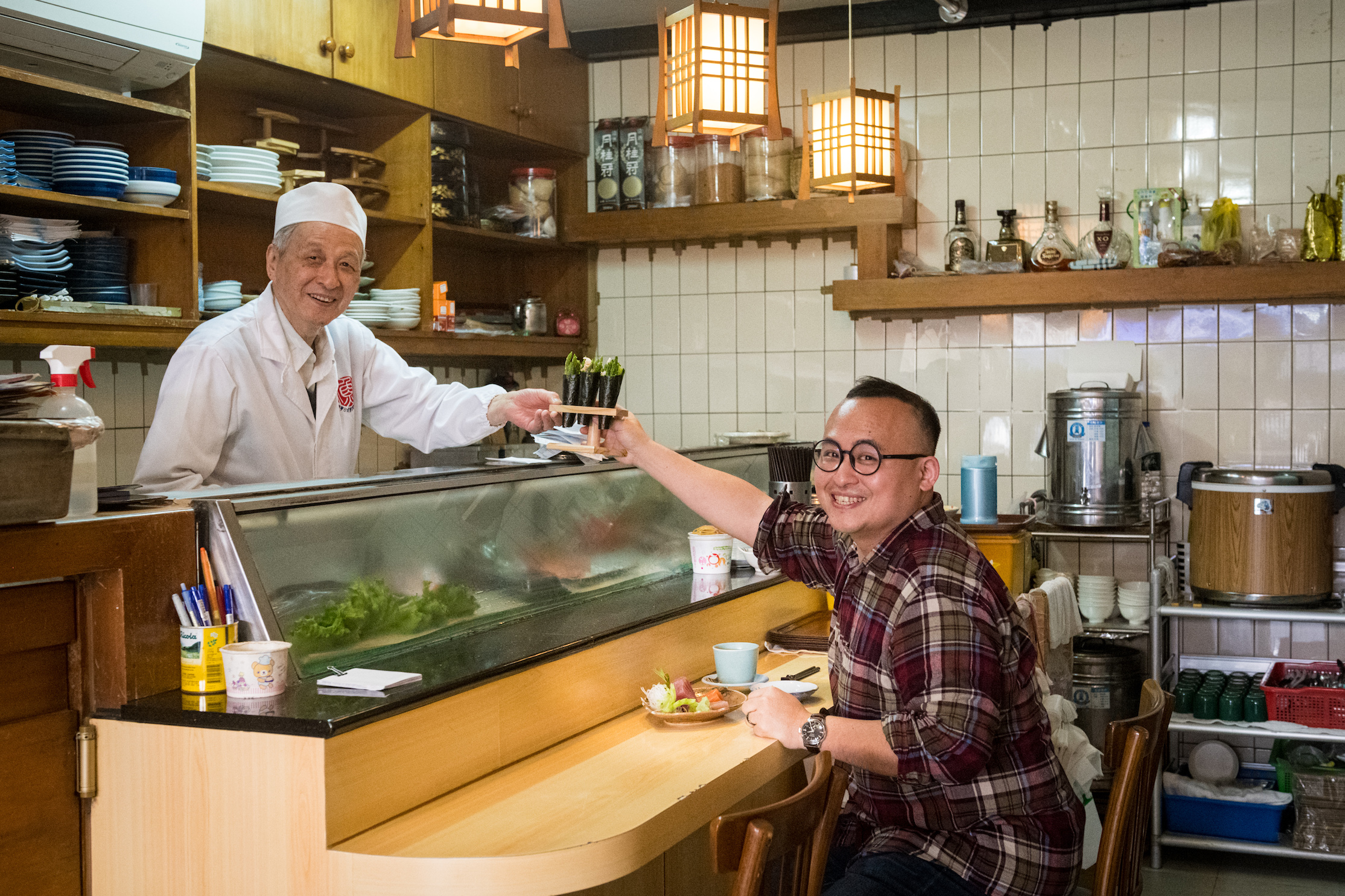 30年歷史的「松葉壽司」，是老台中人從小吃到大的好滋味。