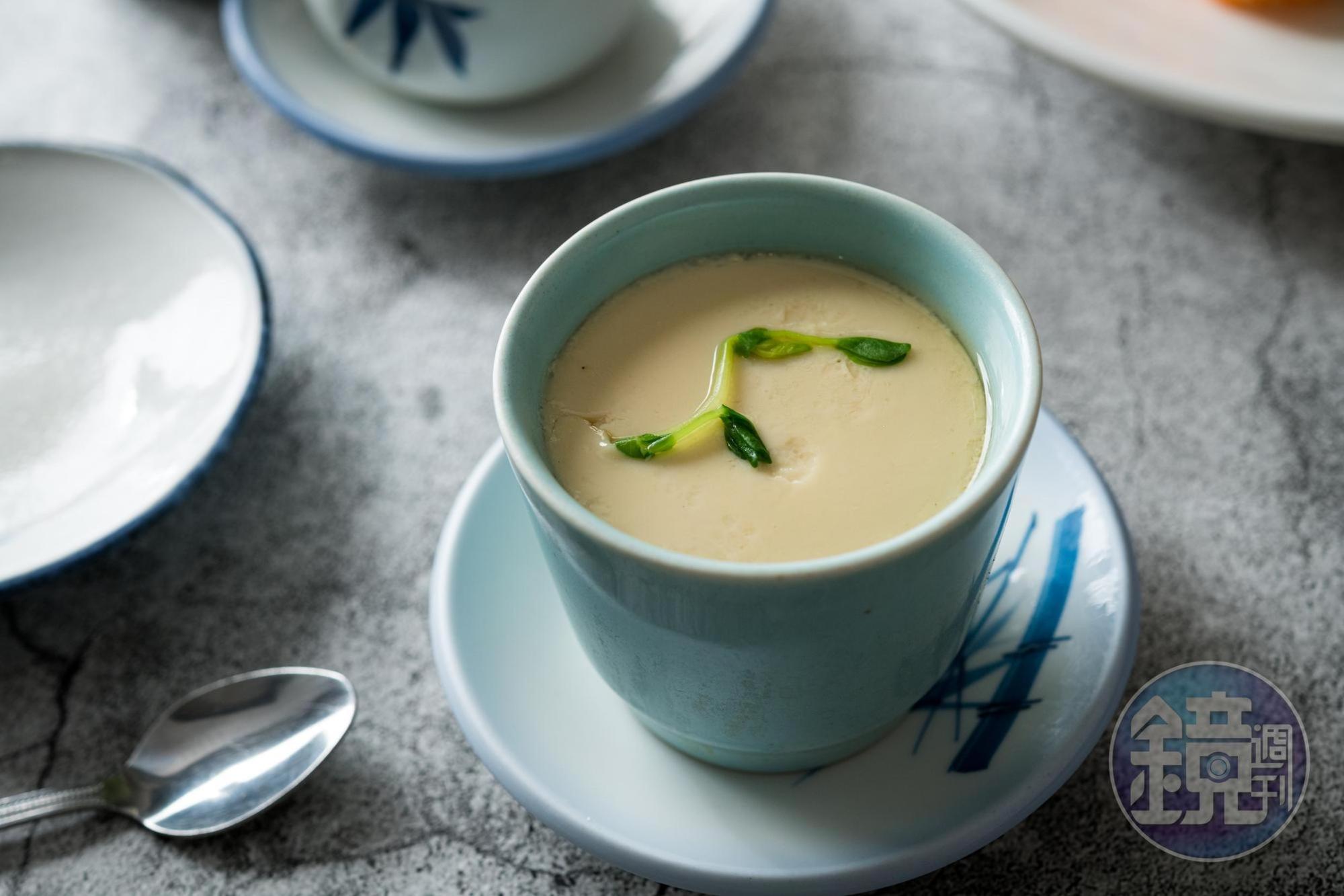「茶碗蒸」滑嫩細緻。(50/份)