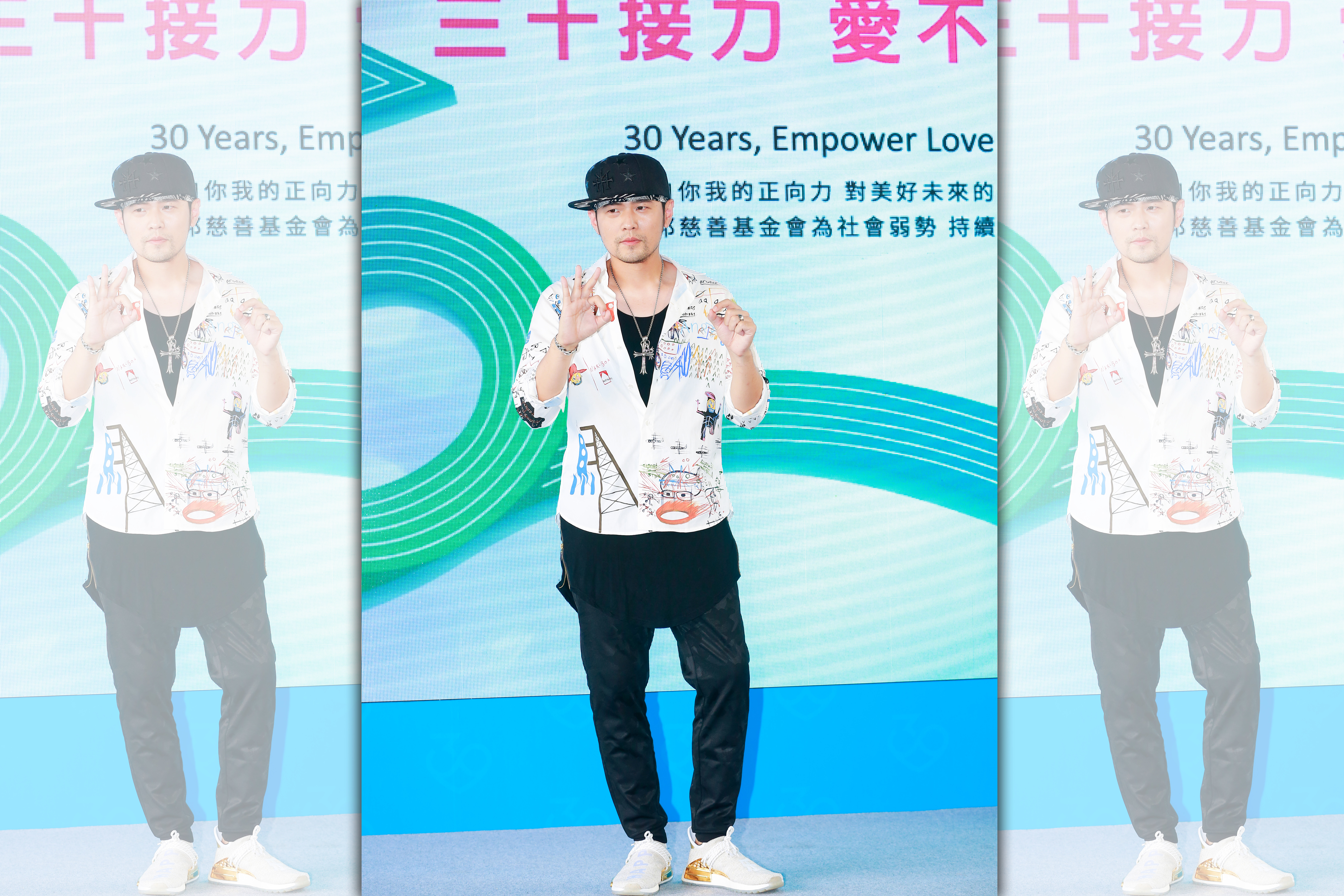 周杰倫力挺富邦慈善基金會，幾乎年年都會出席記者會。