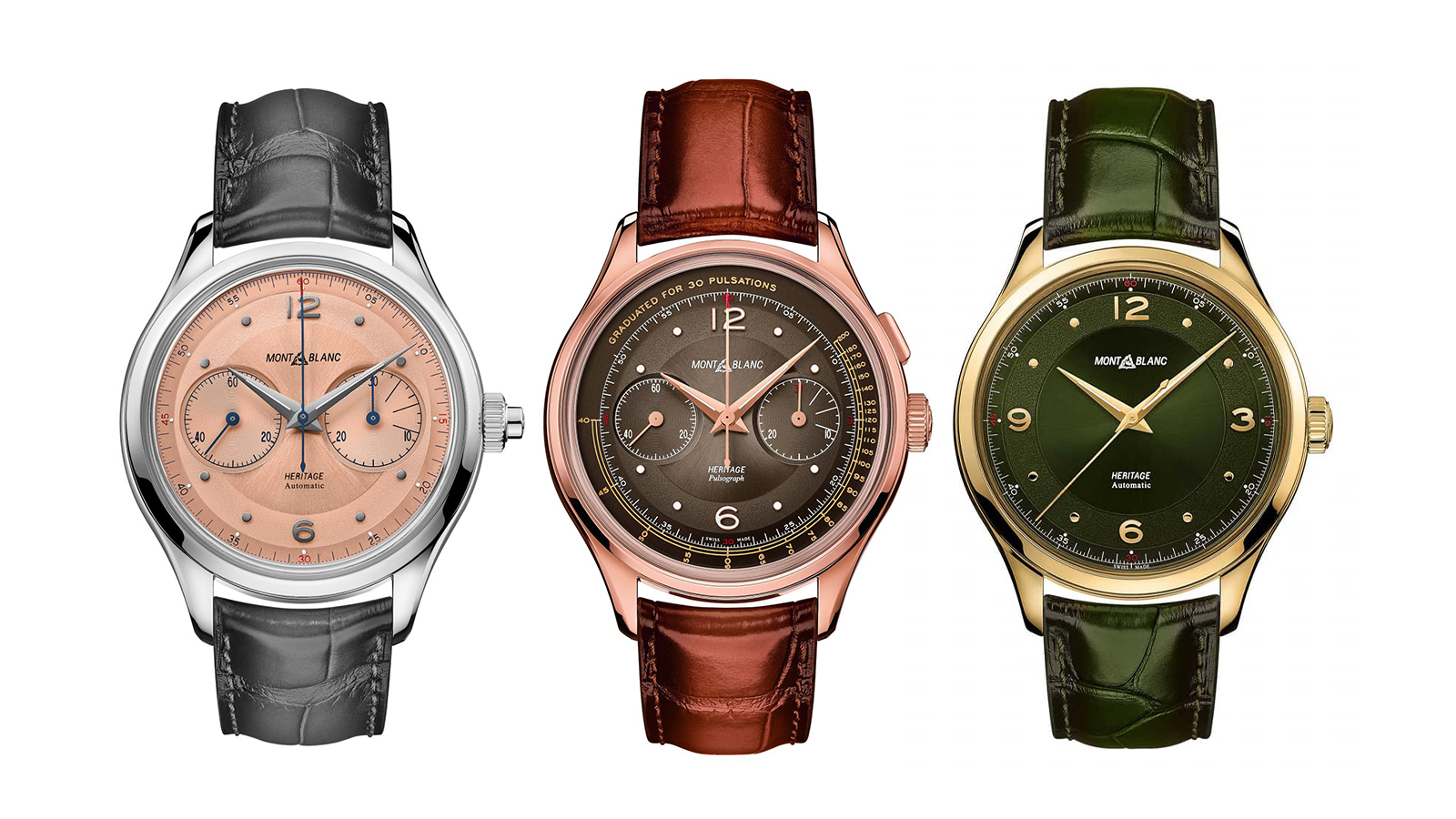 【新錶快訊】萬寶龍今年首波新錶釋出！Heritage系列主攻顏色材質的變化型