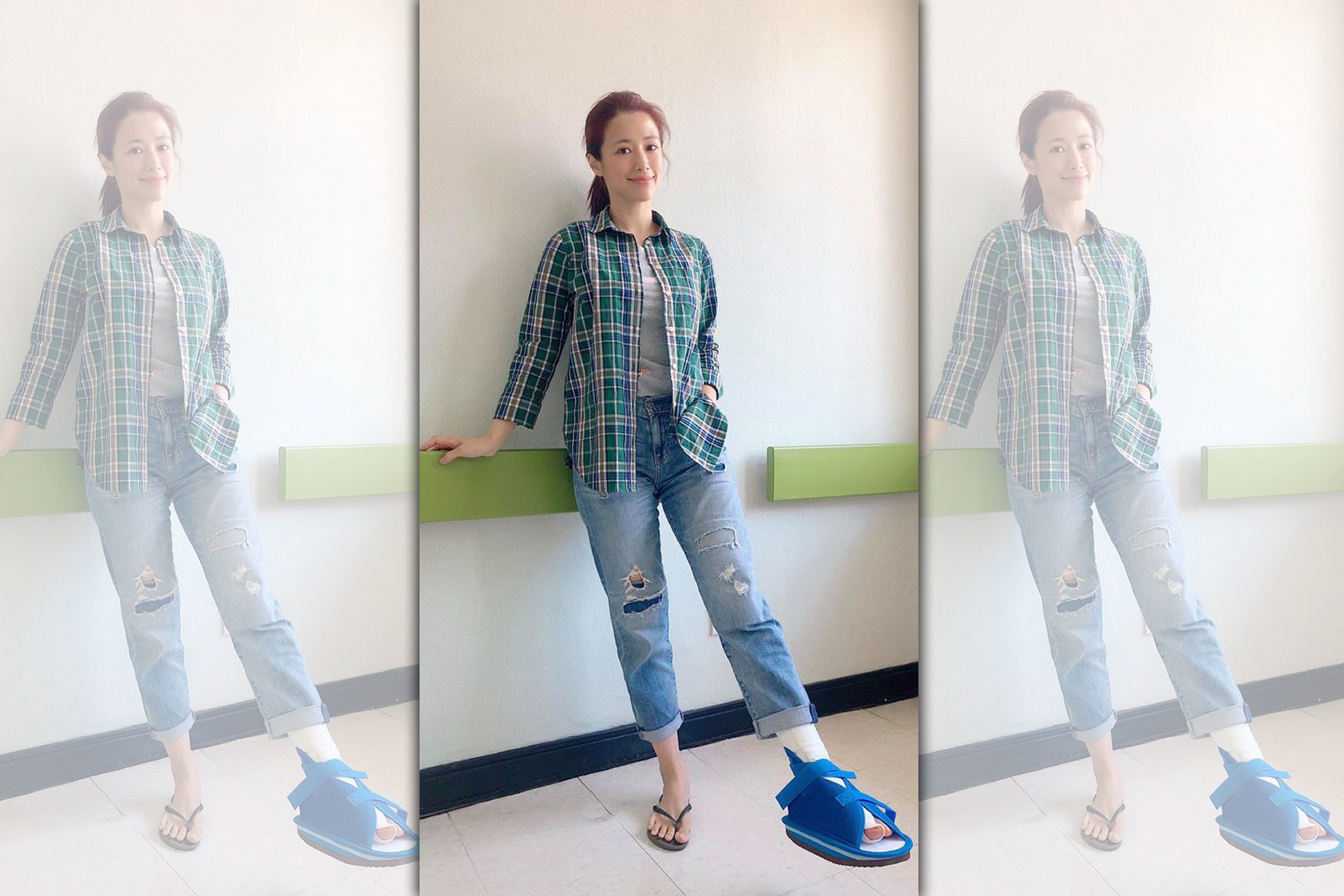 李蒨蓉去年出現平衡感危機後，才終於進醫院動手術。（翻攝自李蒨蓉臉書）