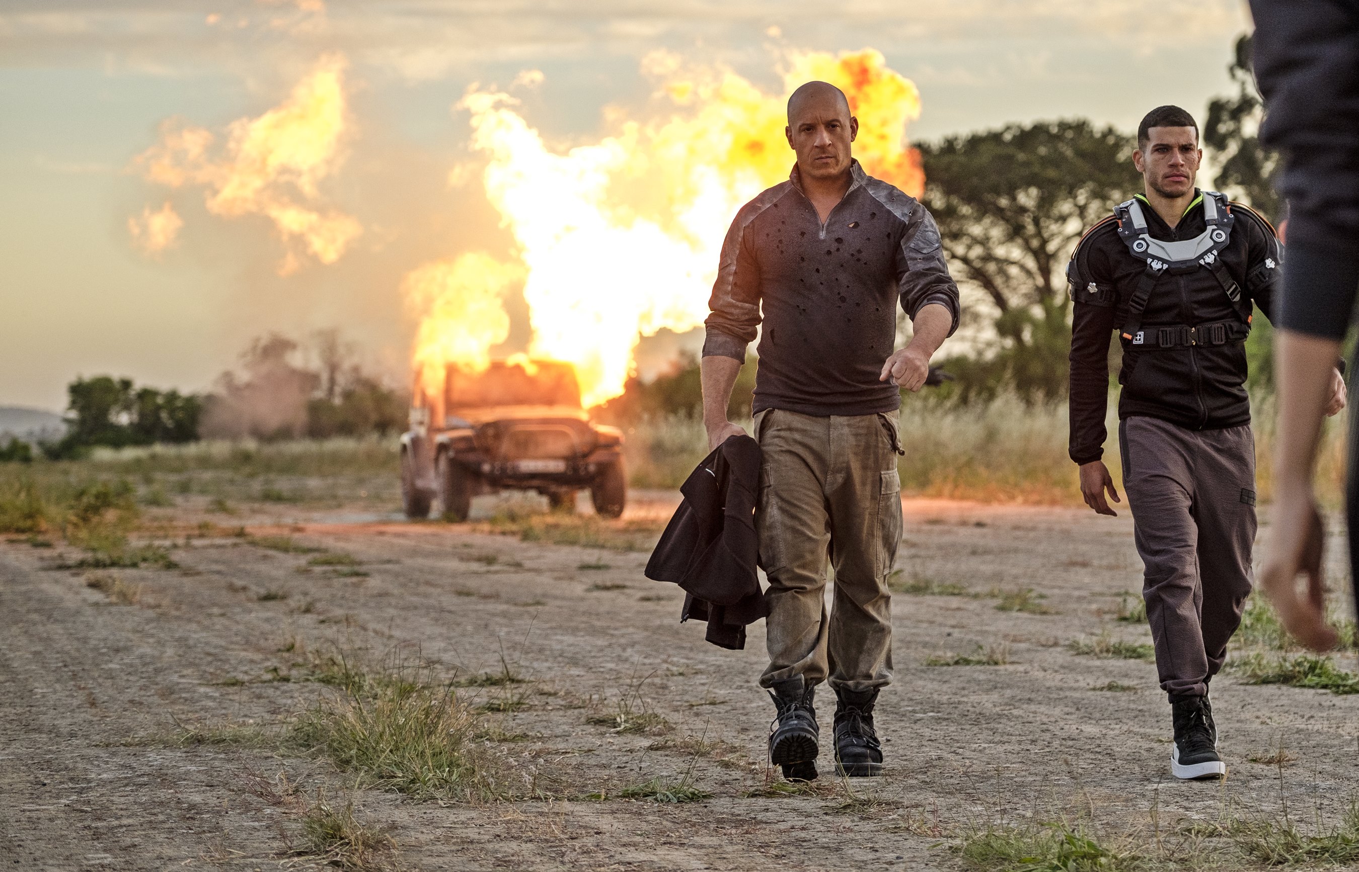 馮迪索不愧是台灣人喜愛的動作巨星，新片《血衛》在肺炎逆勢寫下全台3,100萬票房佳績。（双喜電影提供）