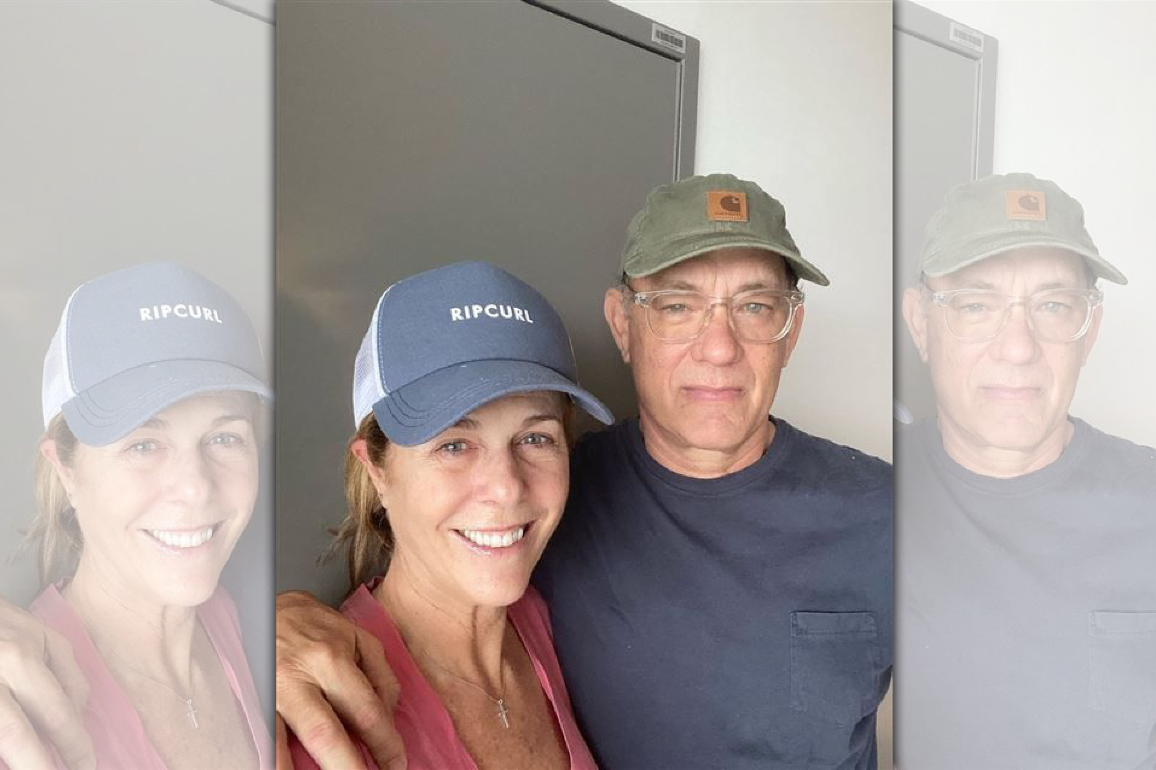 湯姆漢克斯12日新冠肺炎確診，和妻子雙雙入院。（翻攝自湯姆漢克斯臉書）