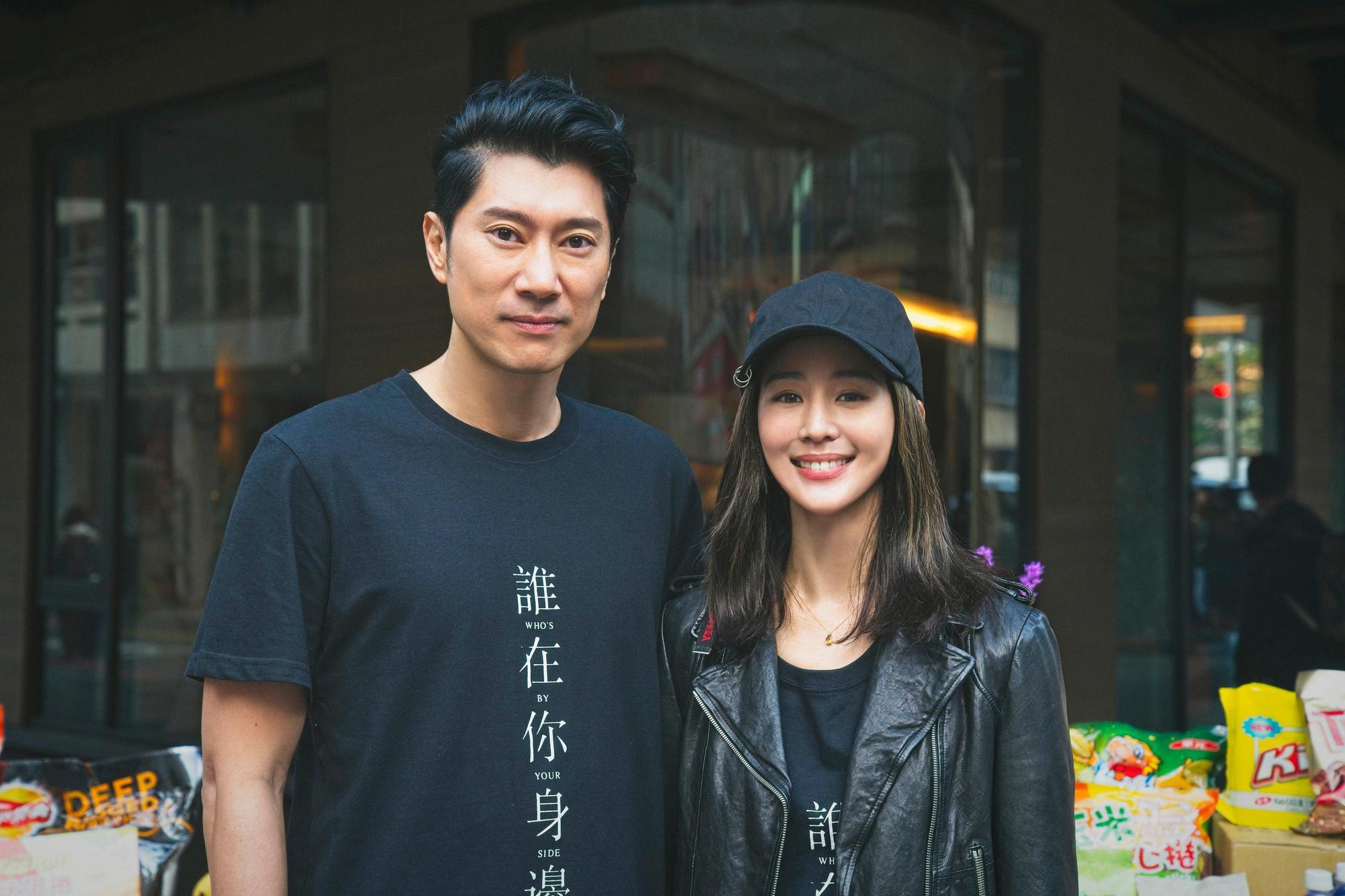 陳恩峰(左)續《翻牆的記憶》前緣與張鈞甯(右)再度合作《誰在你身邊》,2人劇中飾演夫妻。(頤東娛樂提供)