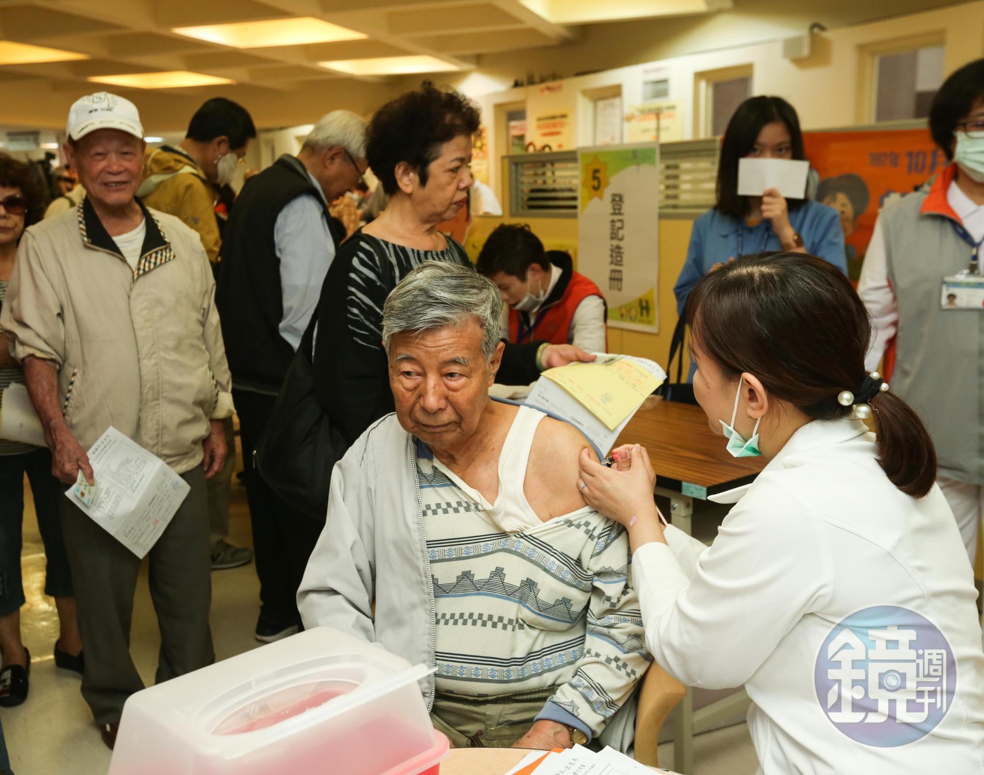 台灣的施打率已經接近3成,但中國流感疫苗的施打率低於5%。