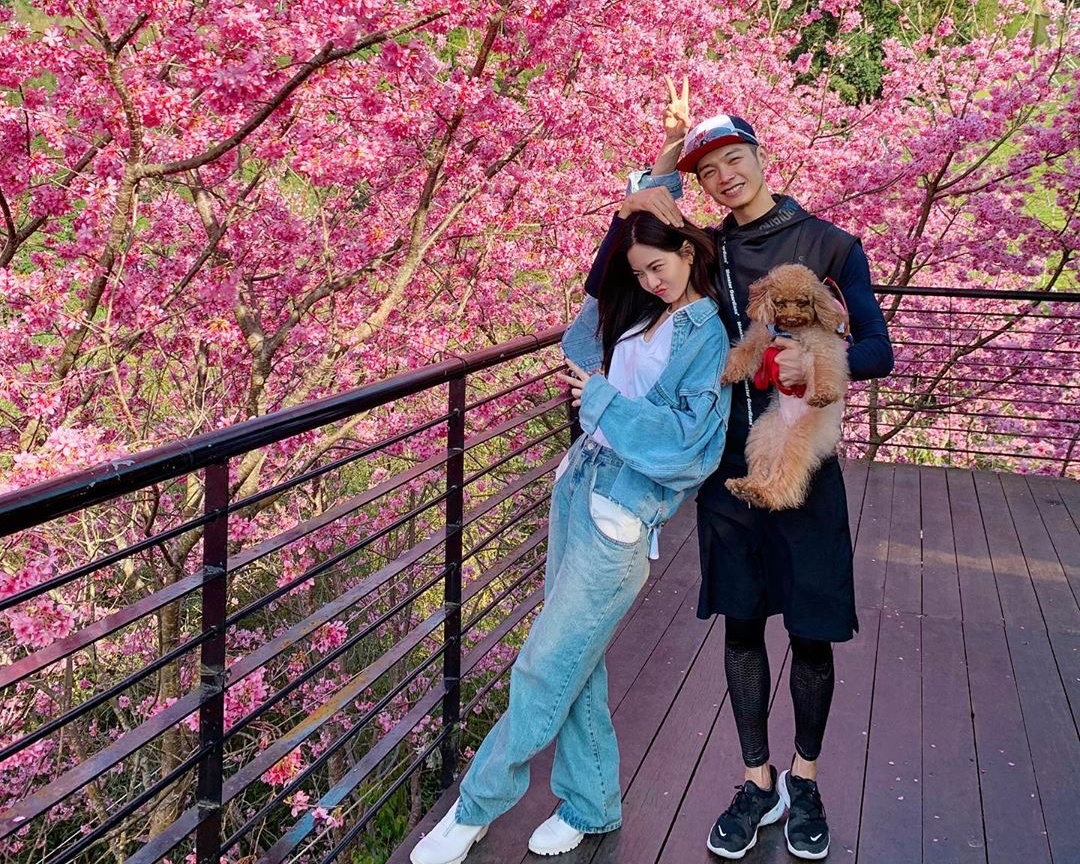辰亦儒與曾之喬婚後常在社群網站放閃。（翻攝自曾之喬IG）