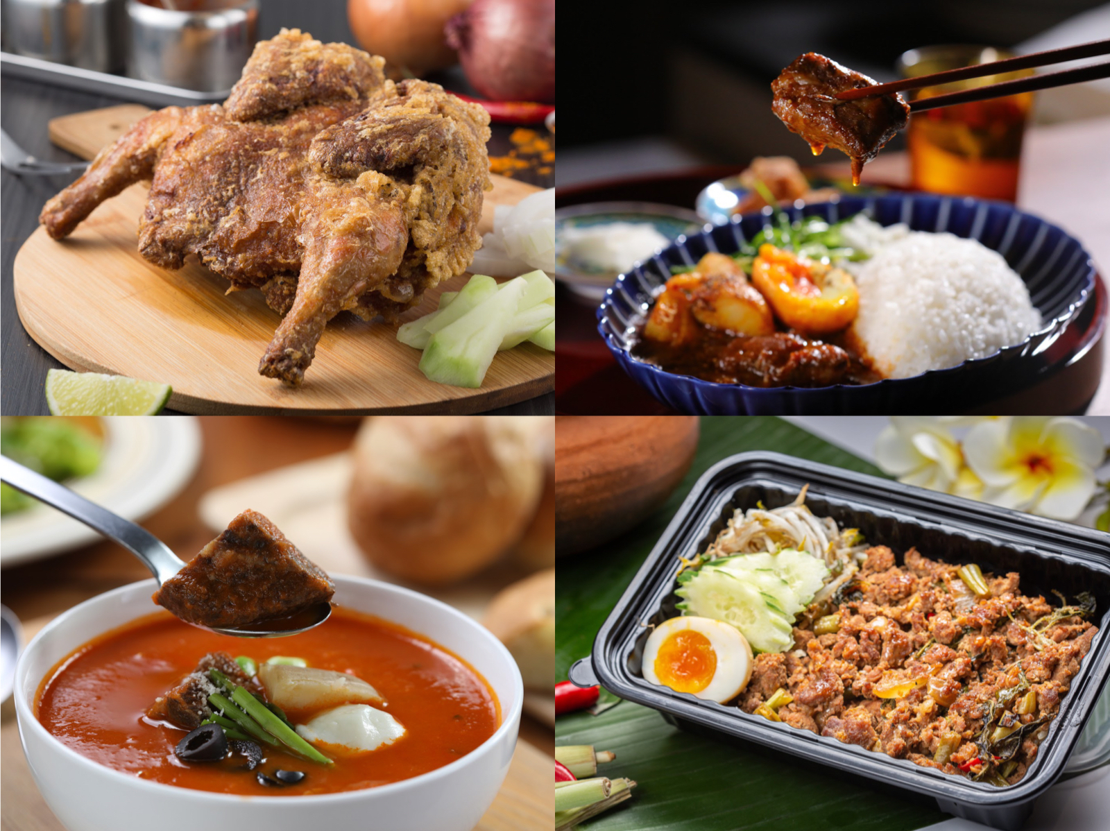 肺炎疫情期間，外帶美食能減少近距離與人接觸的機會。