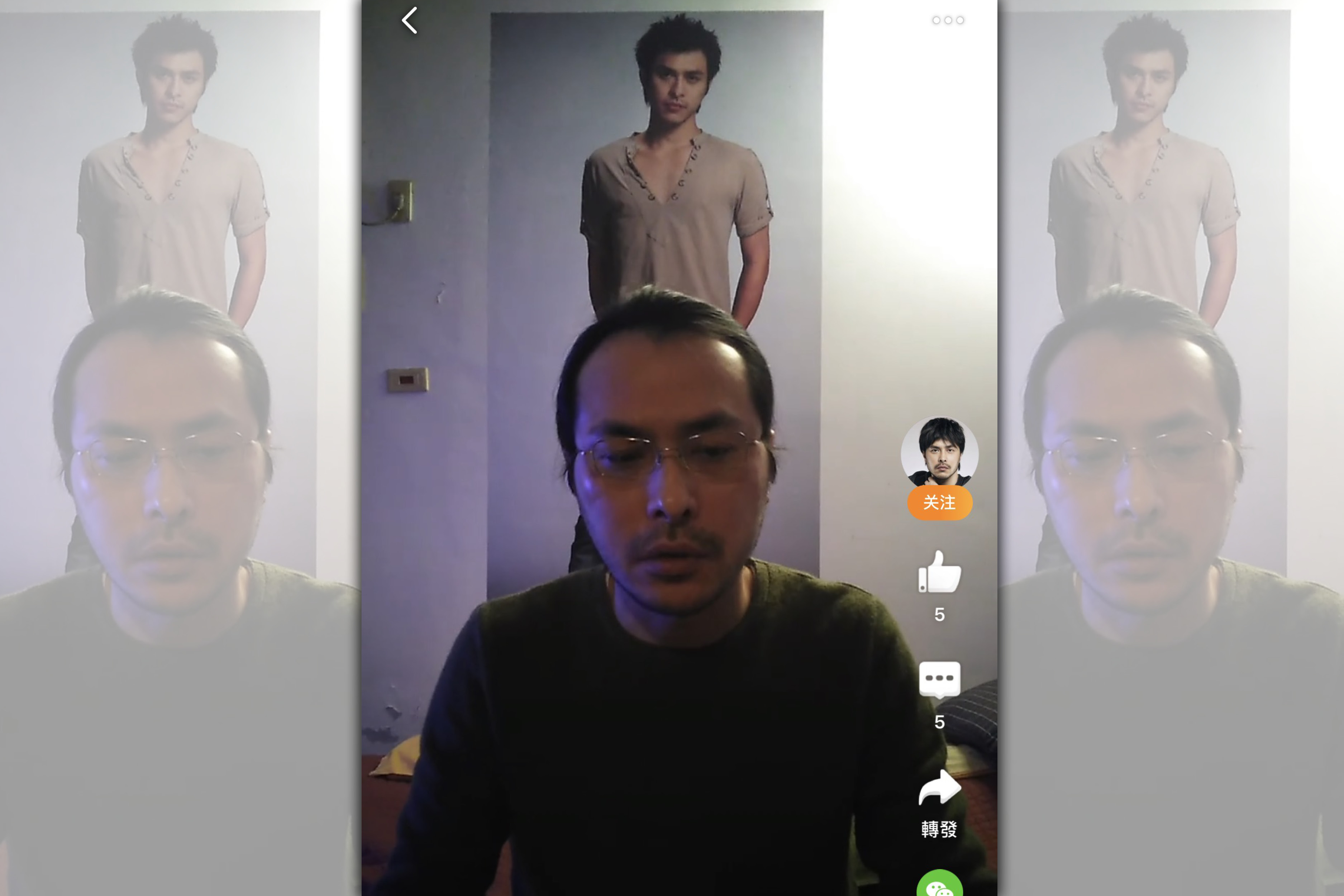 消失台灣演藝圈許久的范植偉，近期積極更新自己的微博。（圖／摘自范植偉微博）