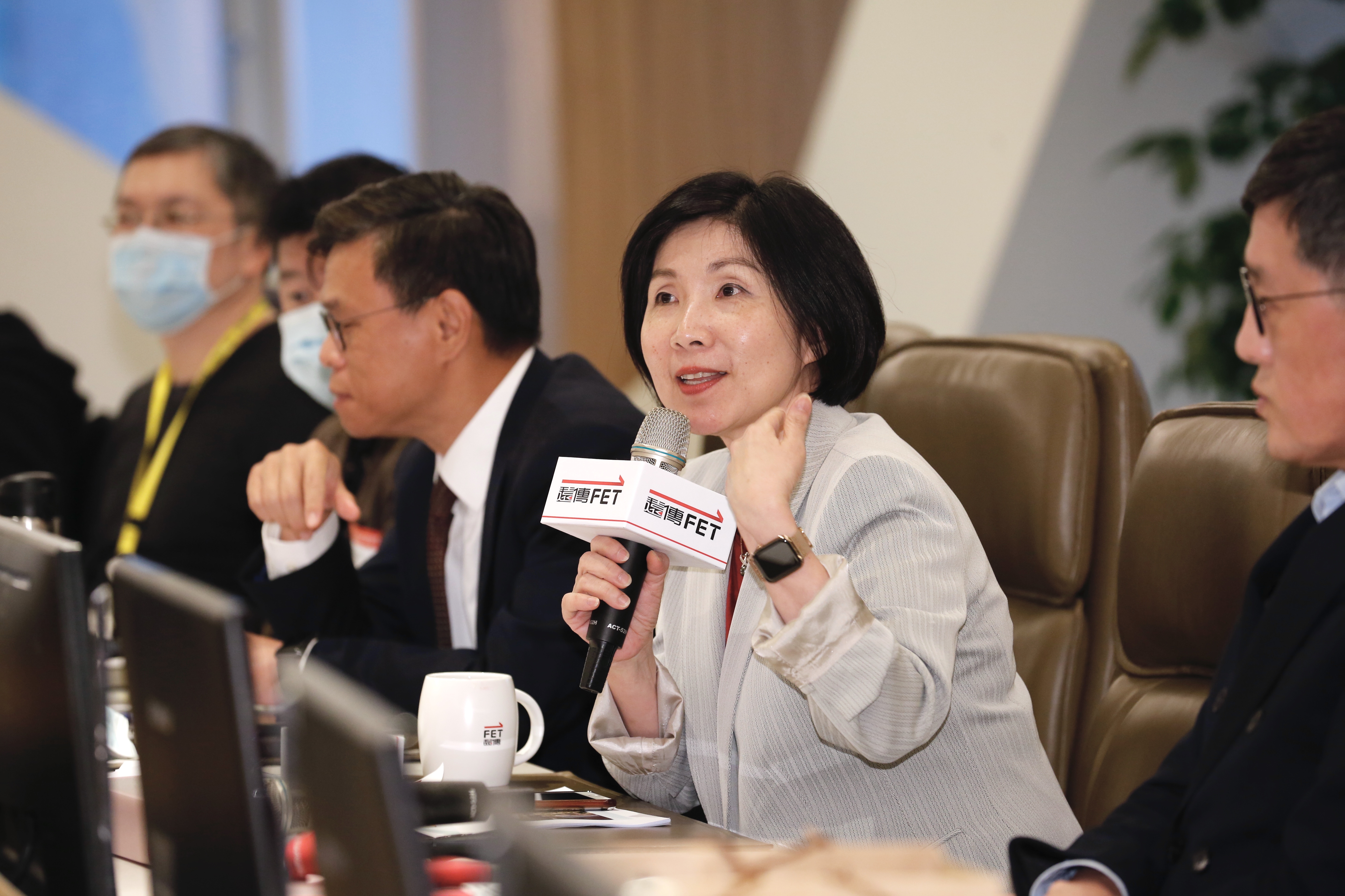 井琪表示，遠傳董事長徐旭東要求遠傳要做就要做最好的。