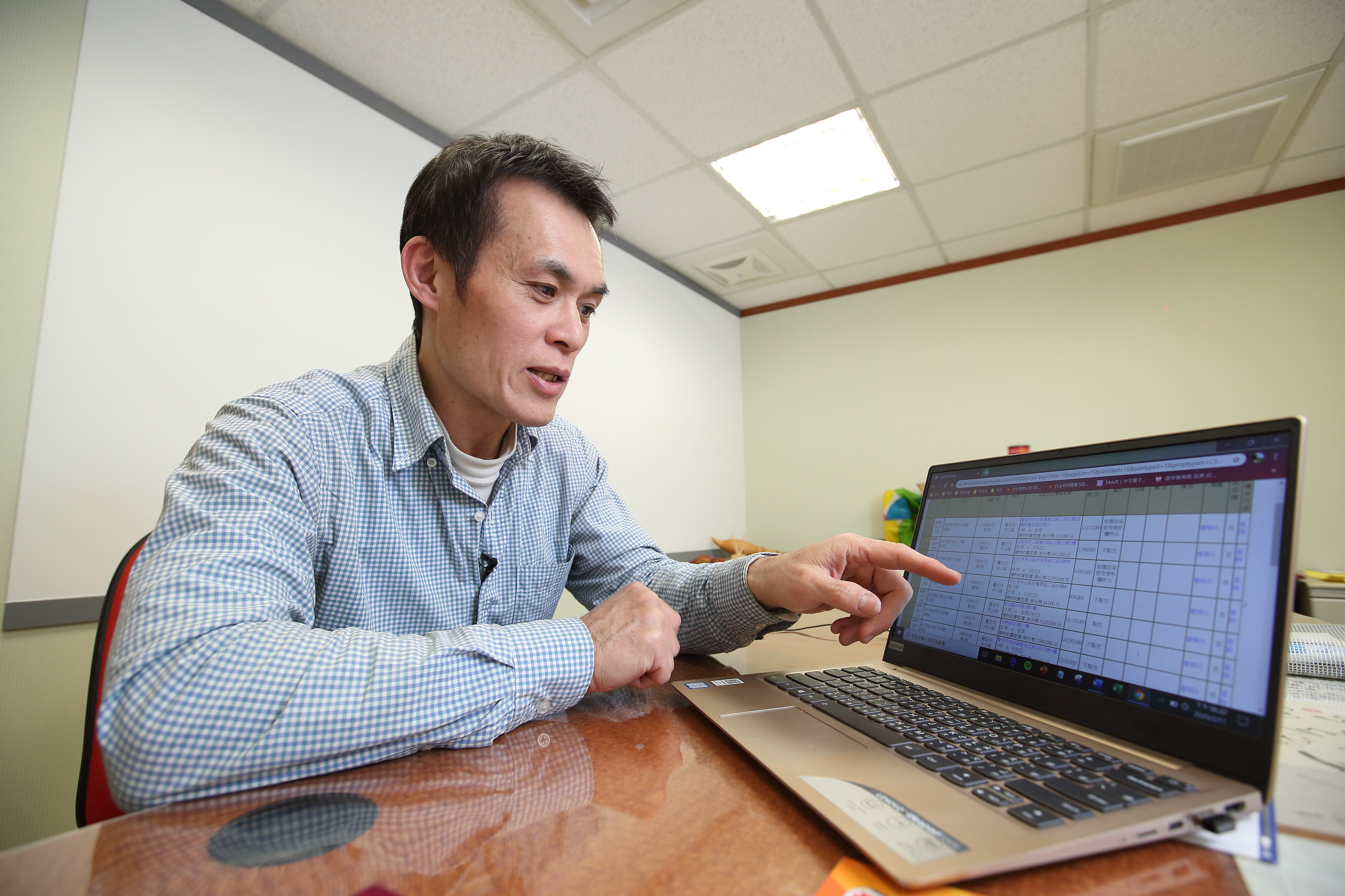 聶建中坦言出價保守，主要依照對物件的喜好程度加價。