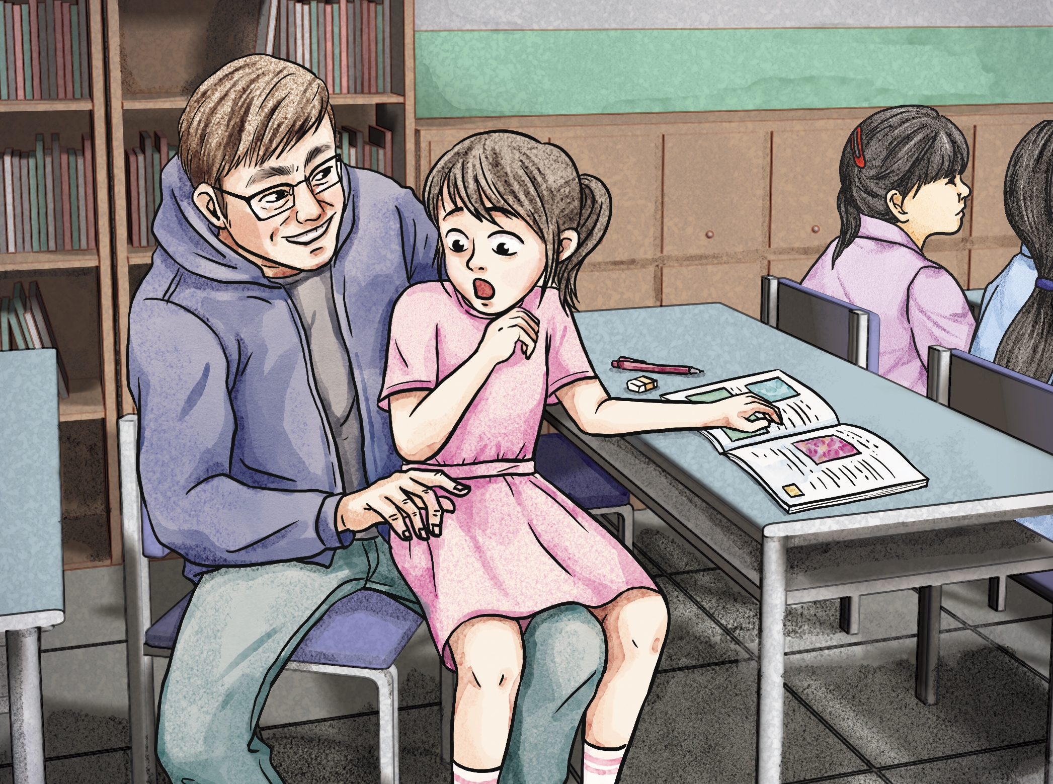 糾結多年的小蓓鼓起勇氣，決定「跟過去告別」，進而對阿偉提起告訴。（示意圖）