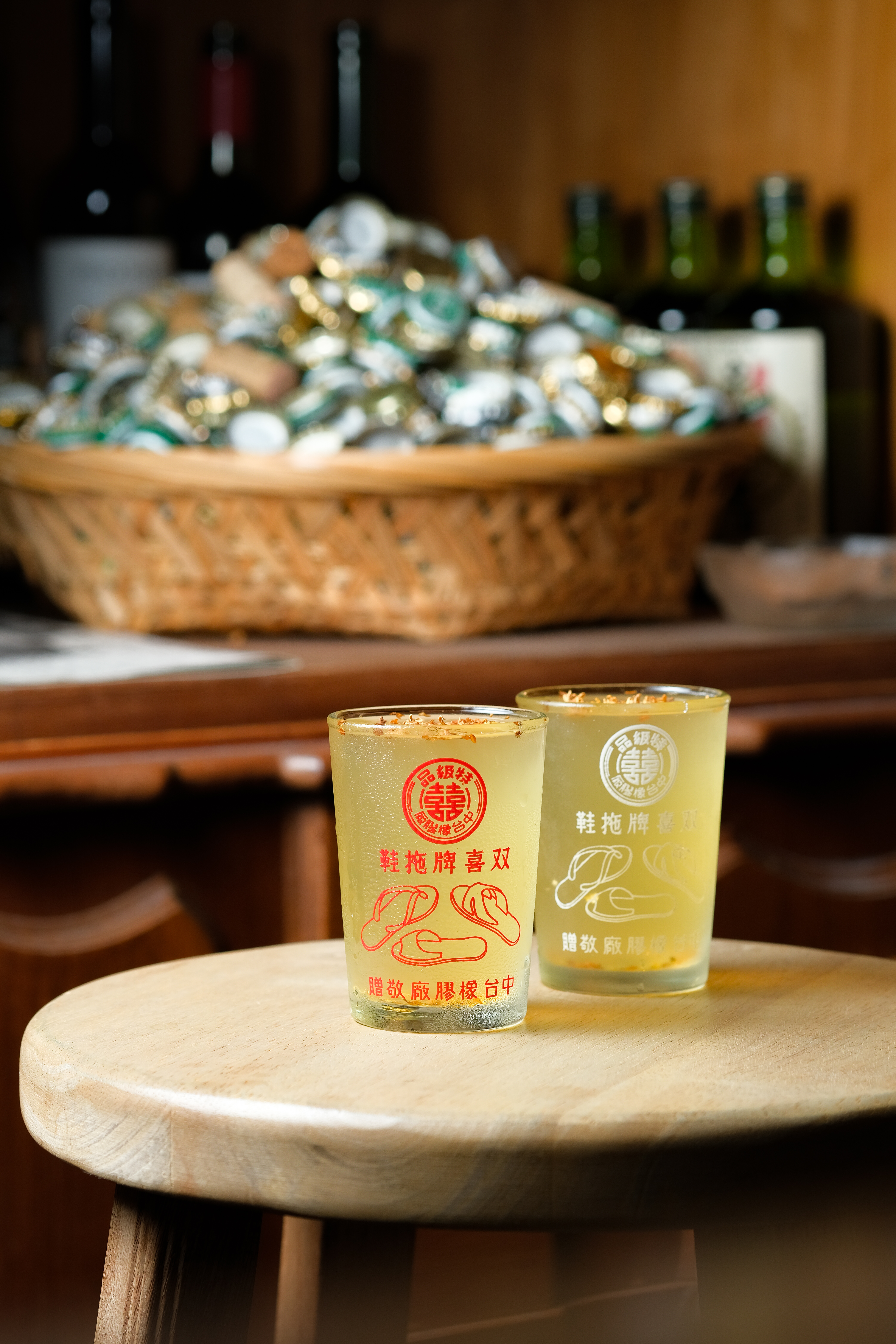 以老闆外婆為名的特調「劉林桂花」，以清酒調入桂花蜜，酒感不算弱。（180元／杯）