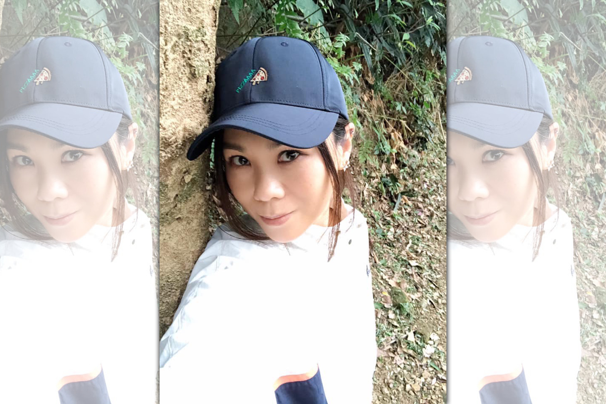 蔡健雅近期迷上爬山。（摘自蔡健雅臉書）