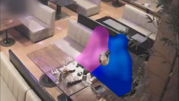 日本愛知縣一名確診的男子,無視隔離規範外出用餐。(翻攝自日本經濟新聞官網)